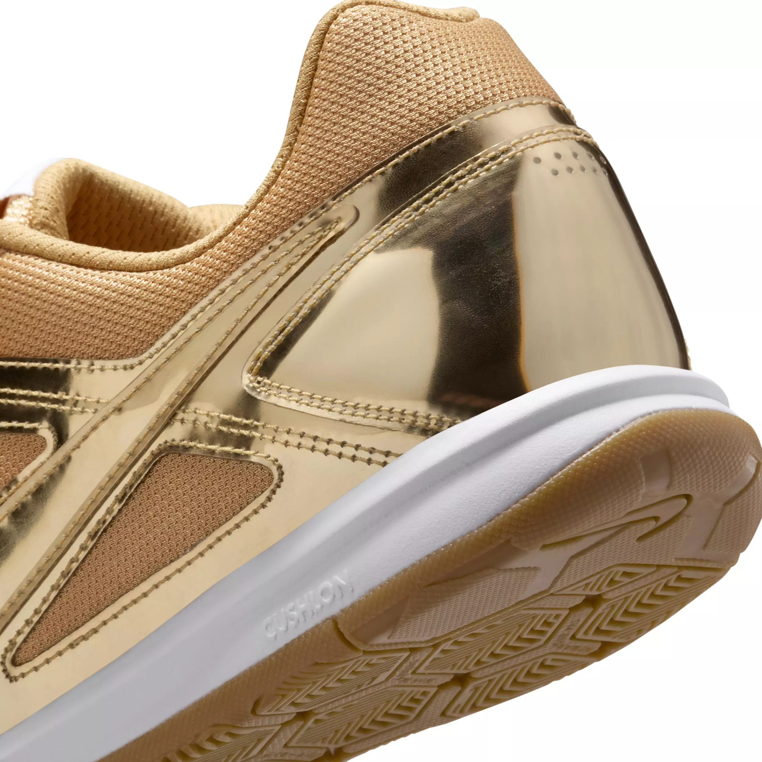 Nike Gato LV8 "Metallic Gold/White/Gum Light Brown/Metallic Gold" Men's Shoe - GOLD/WHITE/LT BROWN/GOLD