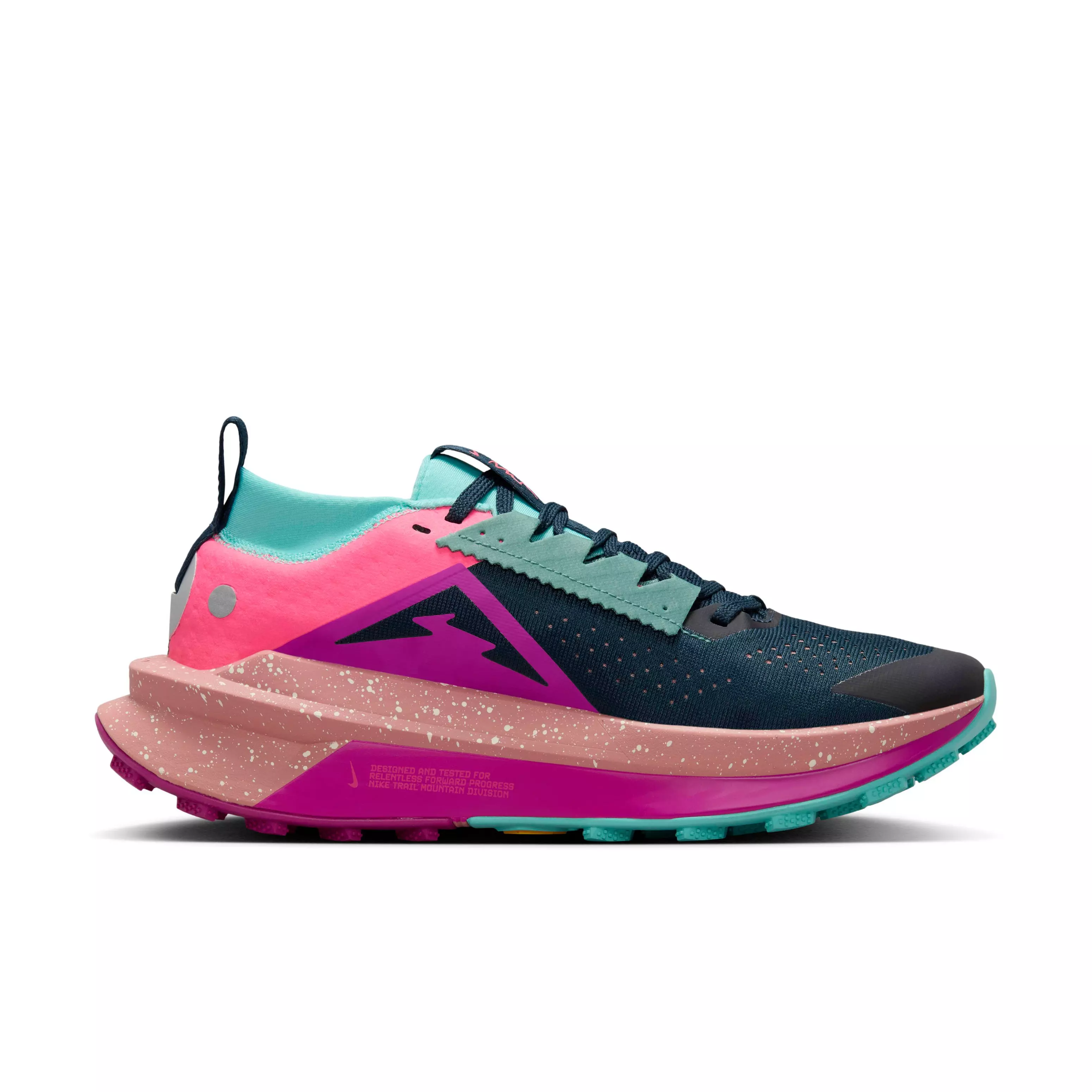 Nike Zegama 2 "Armory Navy/Green Frost/Vivid Grape/Sail" Women's Trail Running Shoe - NAVY/GREEN/GRAPE/SAIL
