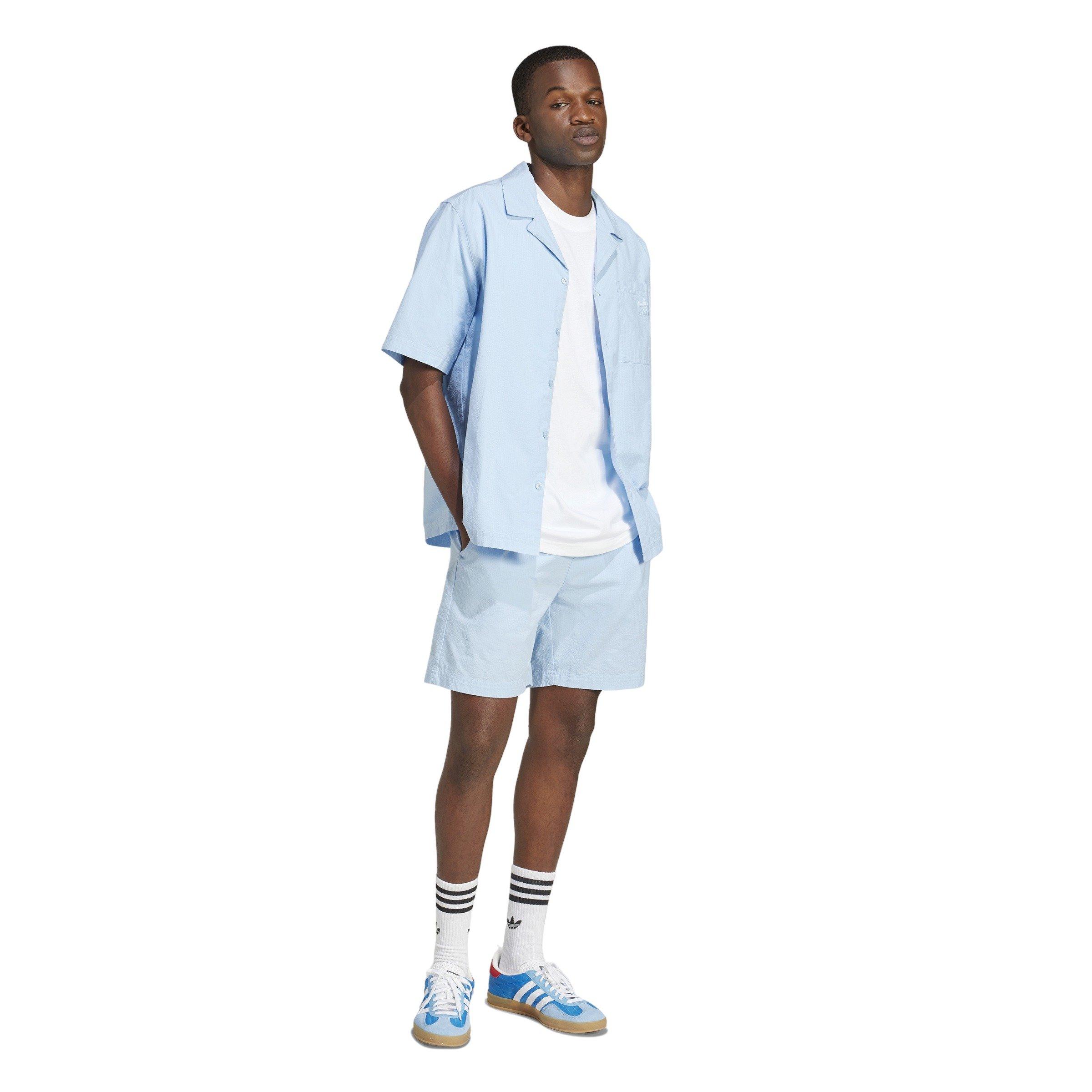 st pour homme シャツ ブルー 快適「プレミアムフォーマル」長袖ドレスシャツ｜ブルー｜Chef Works