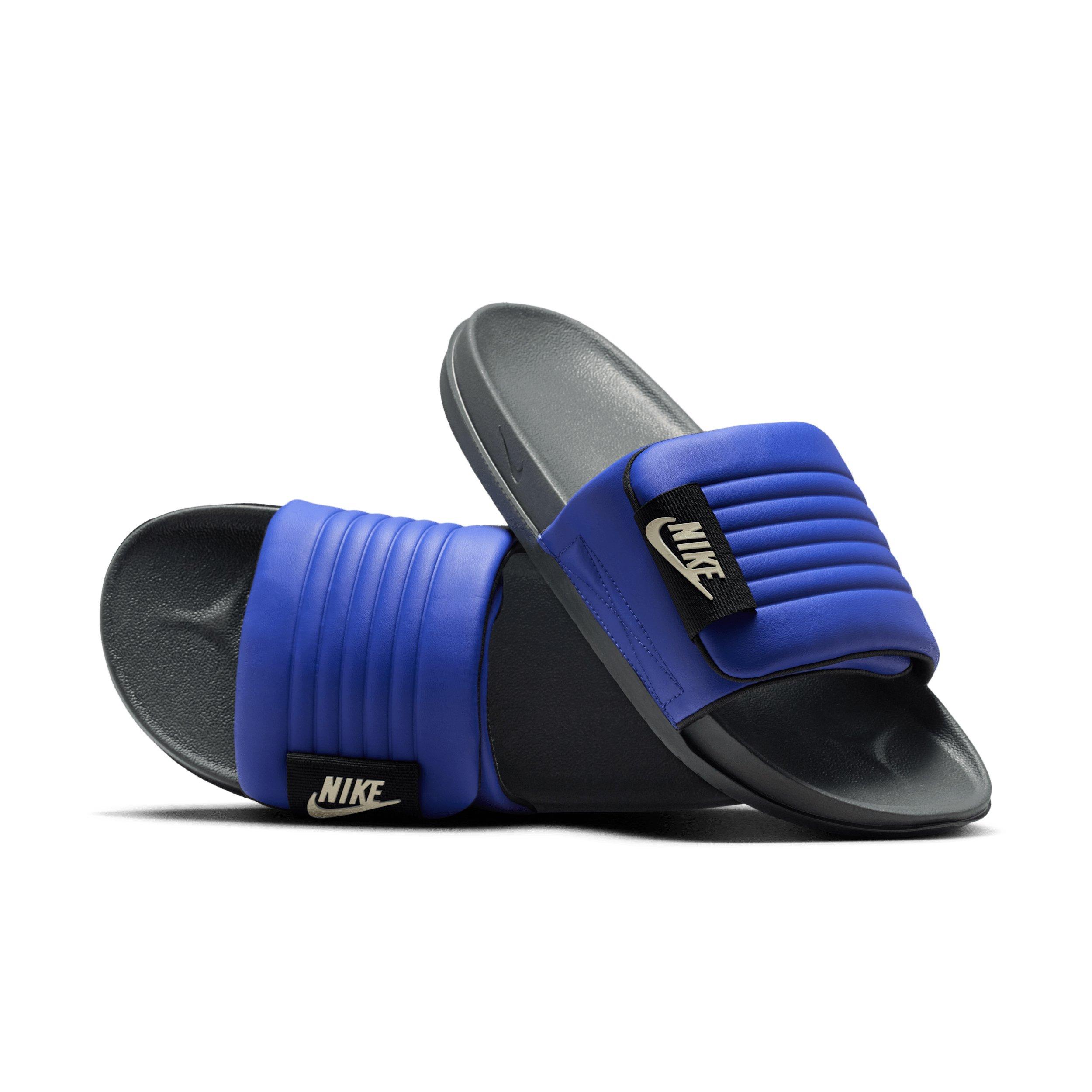 Nike Offcourt Adjust "Lapis/Dark Smoke Grey/Coconut Milk" Men's Slide - LAPIS/DK GREY/MILK Thumbnail View 3