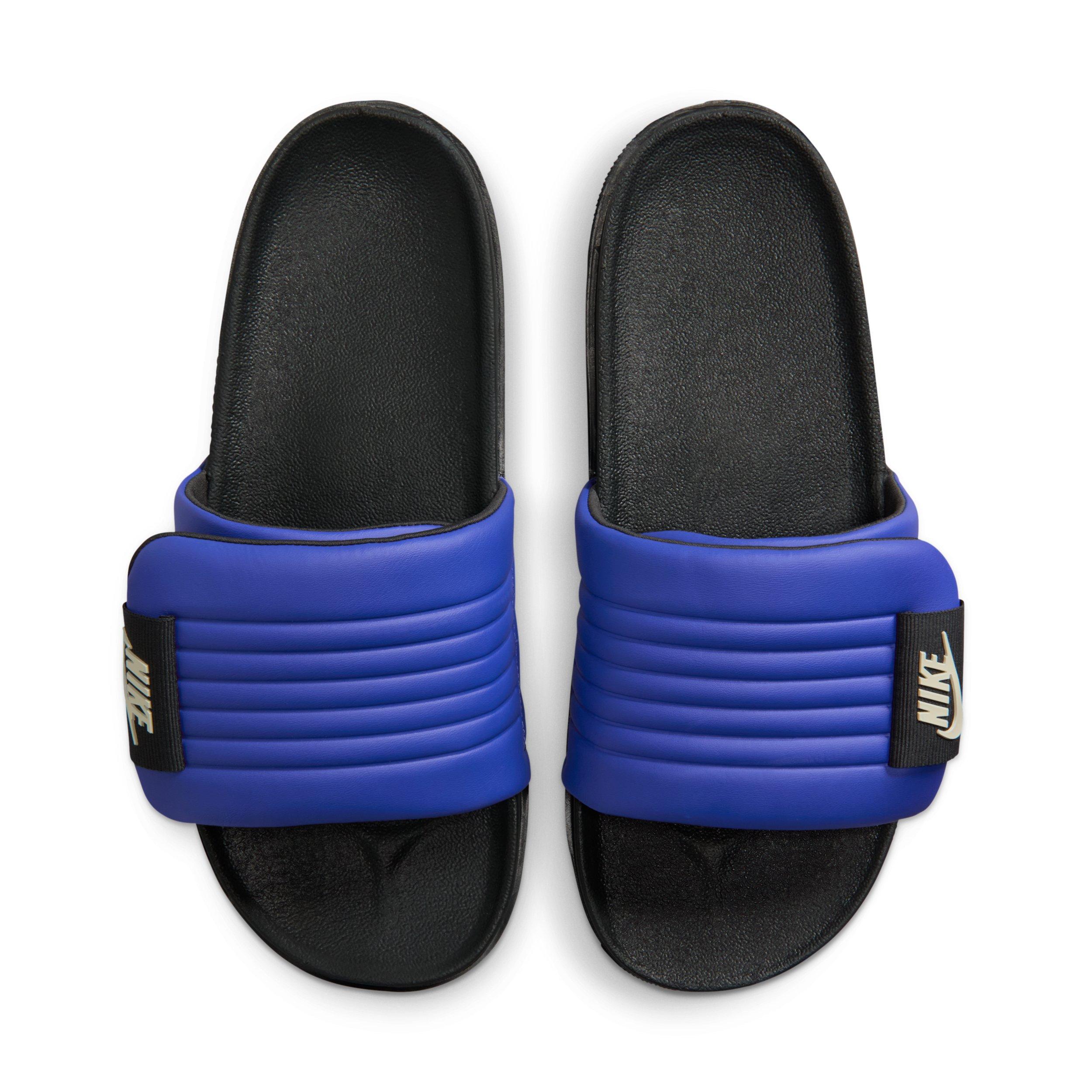 Nike Offcourt Adjust "Lapis/Dark Smoke Grey/Coconut Milk" Men's Slide - LAPIS/DK GREY/MILK Thumbnail View 4