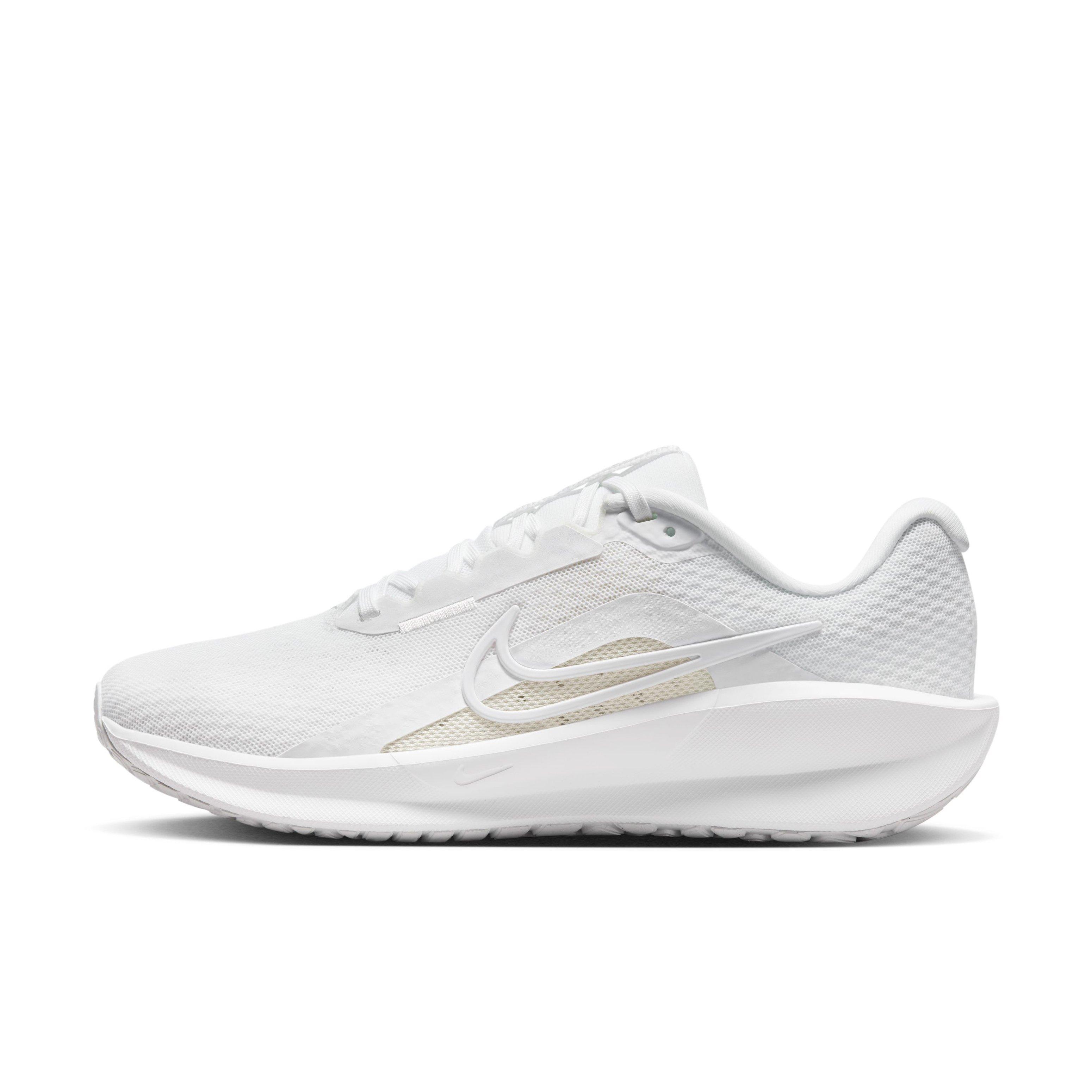 Nike Downshifter 13 "White/Platinum Tint/White" Women's Running Shoe - WHITE/PLATINUM/WHITE Thumbnail View 2
