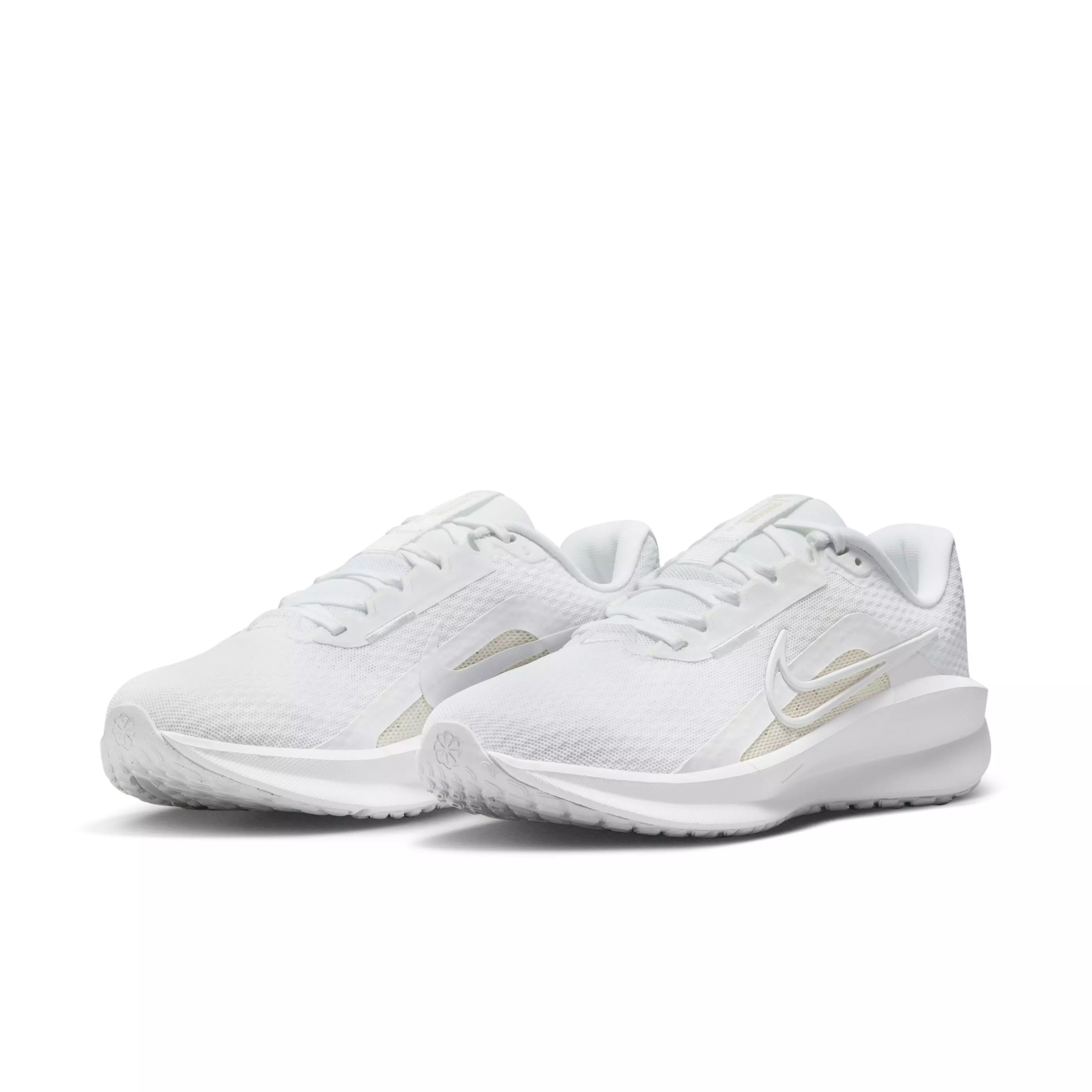 Nike Downshifter 13 "White/Platinum Tint/White" Women's Running Shoe - WHITE/PLATINUM/WHITE