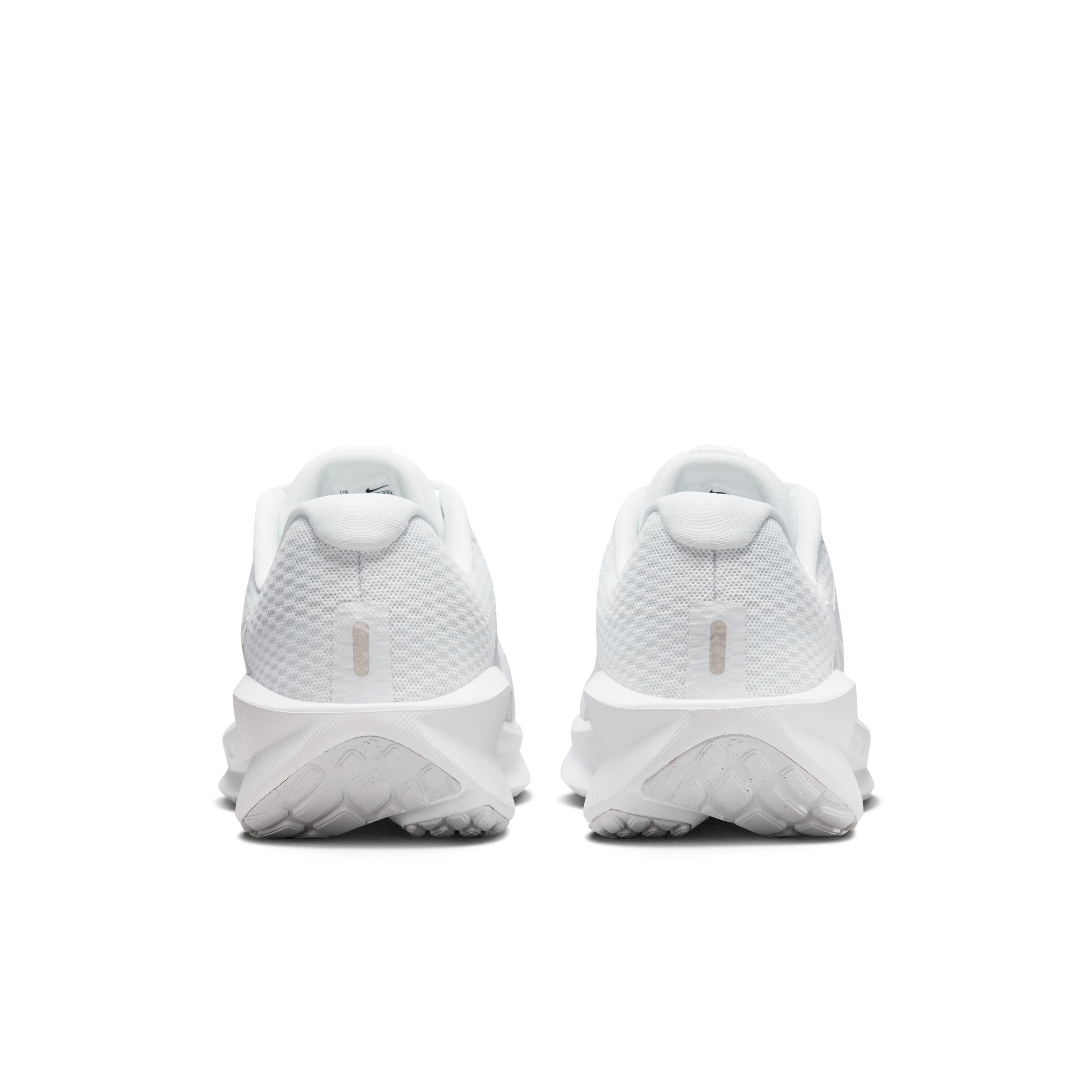 Nike Downshifter 13 "White/Platinum Tint/White" Women's Running Shoe - WHITE/PLATINUM/WHITE Thumbnail View 5