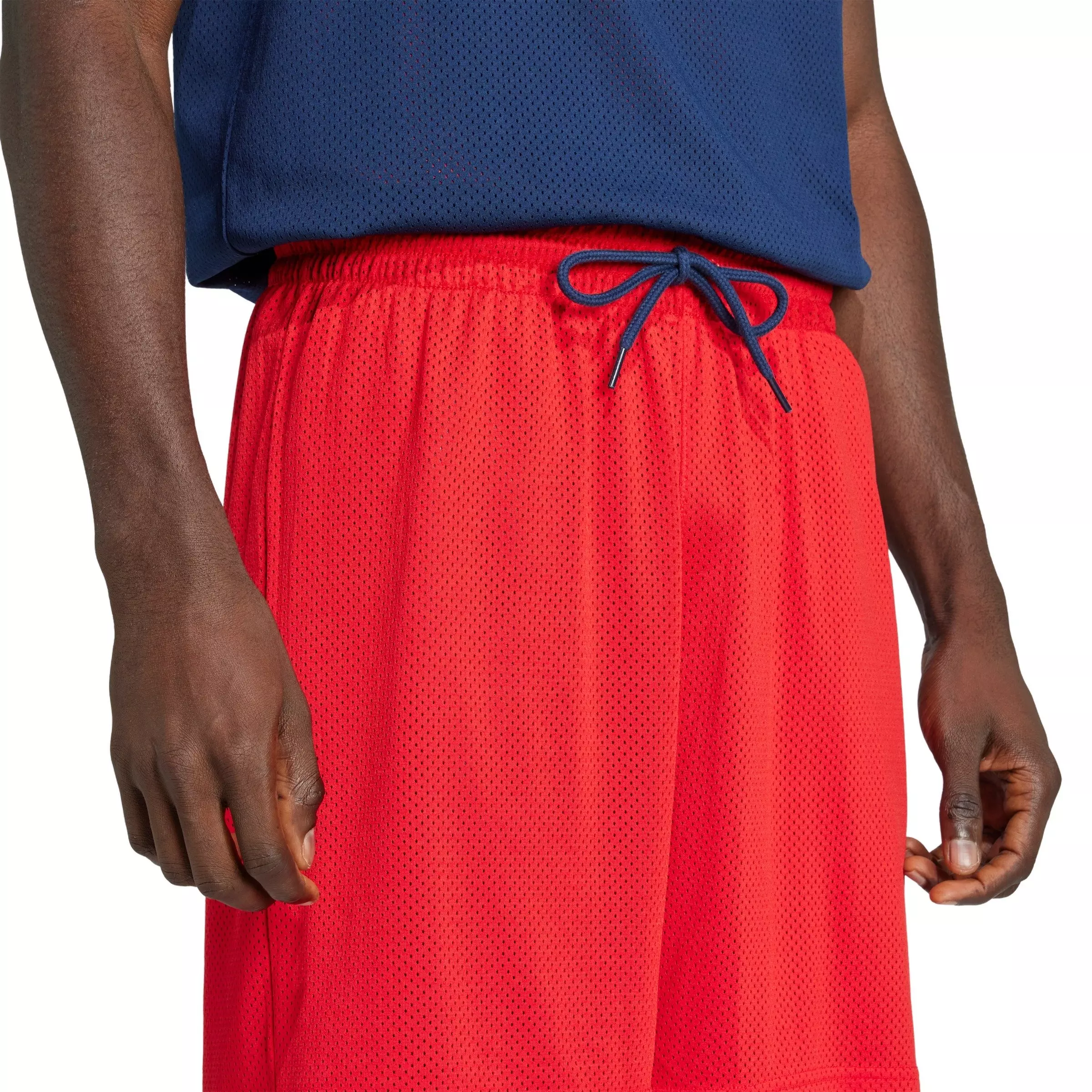 adidas Originals Men's Q12 Collegiate Mesh Shorts -Indigo - INDIGO