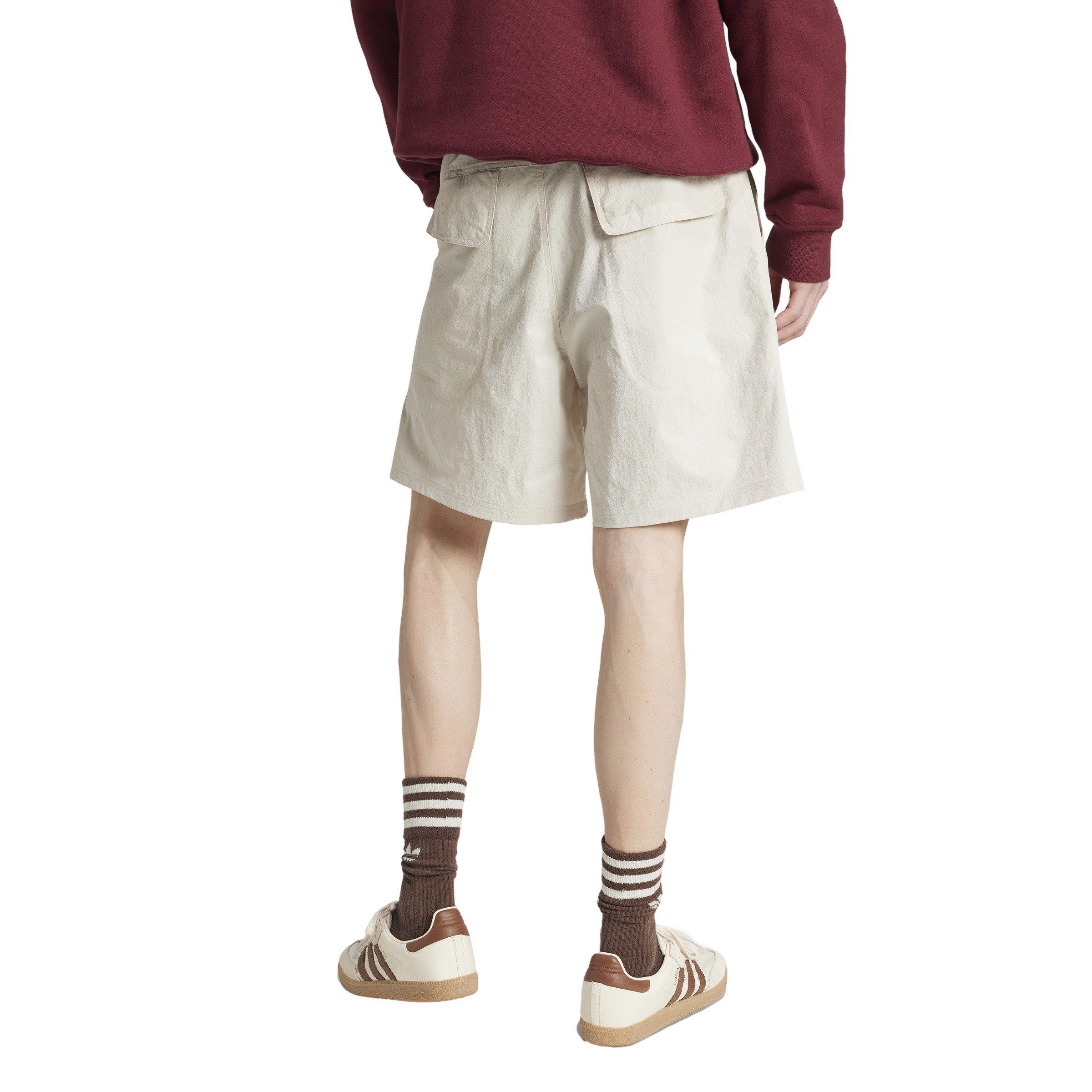 adidas Originals Men's Premium Essentials Utility Cargo Shorts -Beige - BEIGE Thumbnail View 2