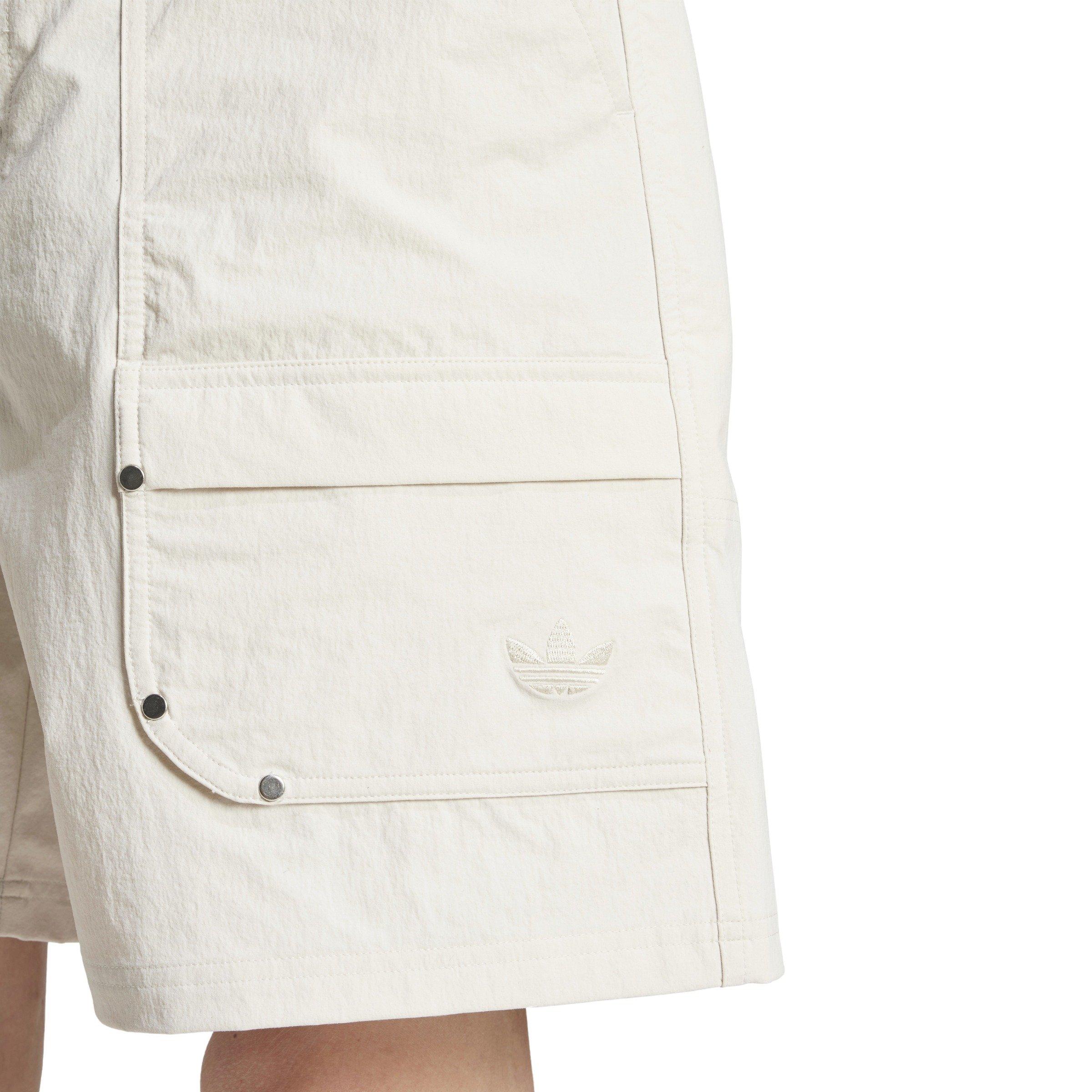 adidas Originals Men's Premium Essentials Utility Cargo Shorts -Beige - BEIGE Thumbnail View 3