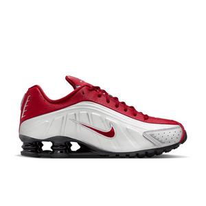 Nike Shox R4 "Metallic Silver/Black/Team Crimson" Men's Shoe