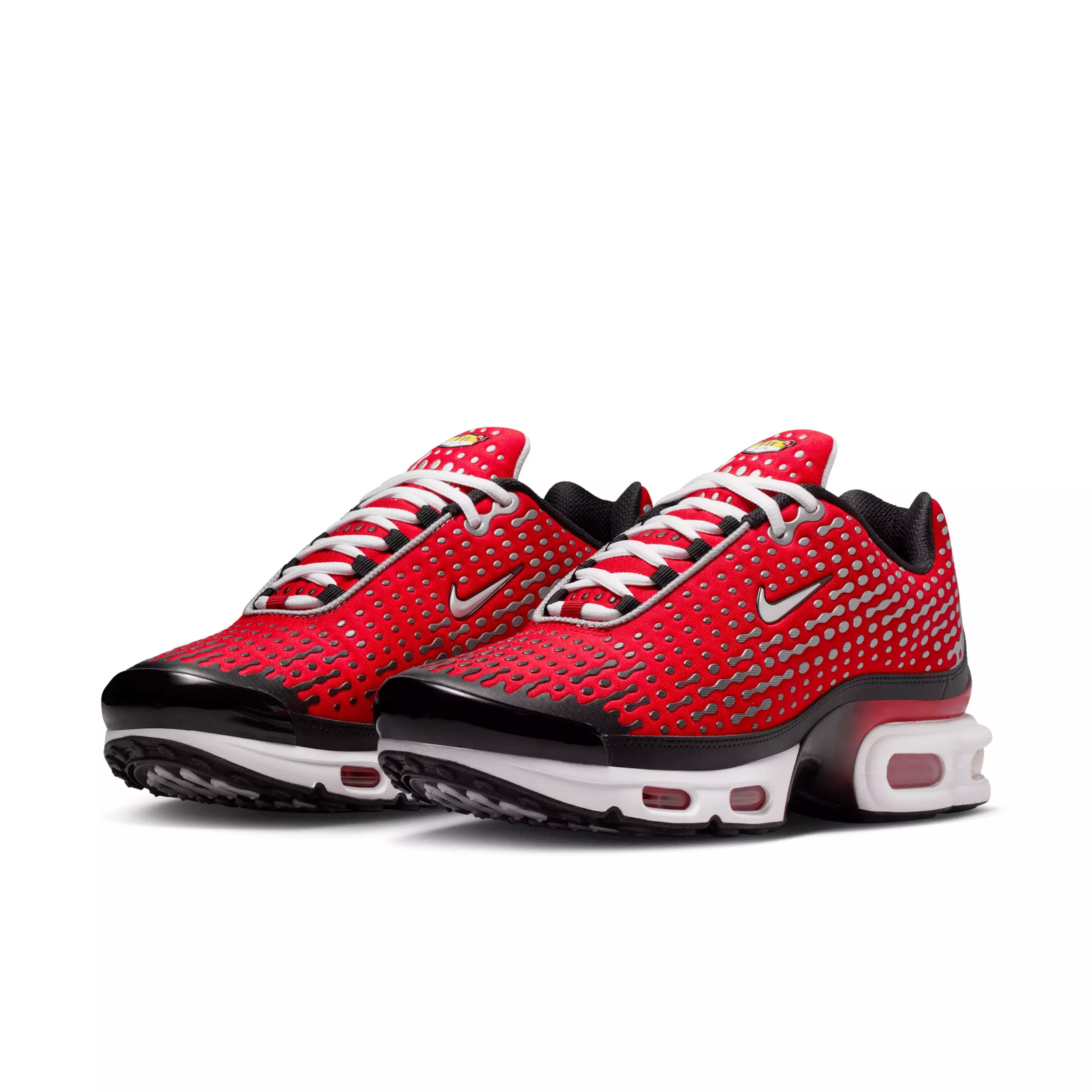 Nike Air Max Plus VII "University Red/Black/White/Metallic Silver" Men's Shoe - RED/BLACK/WHITE/SILVER