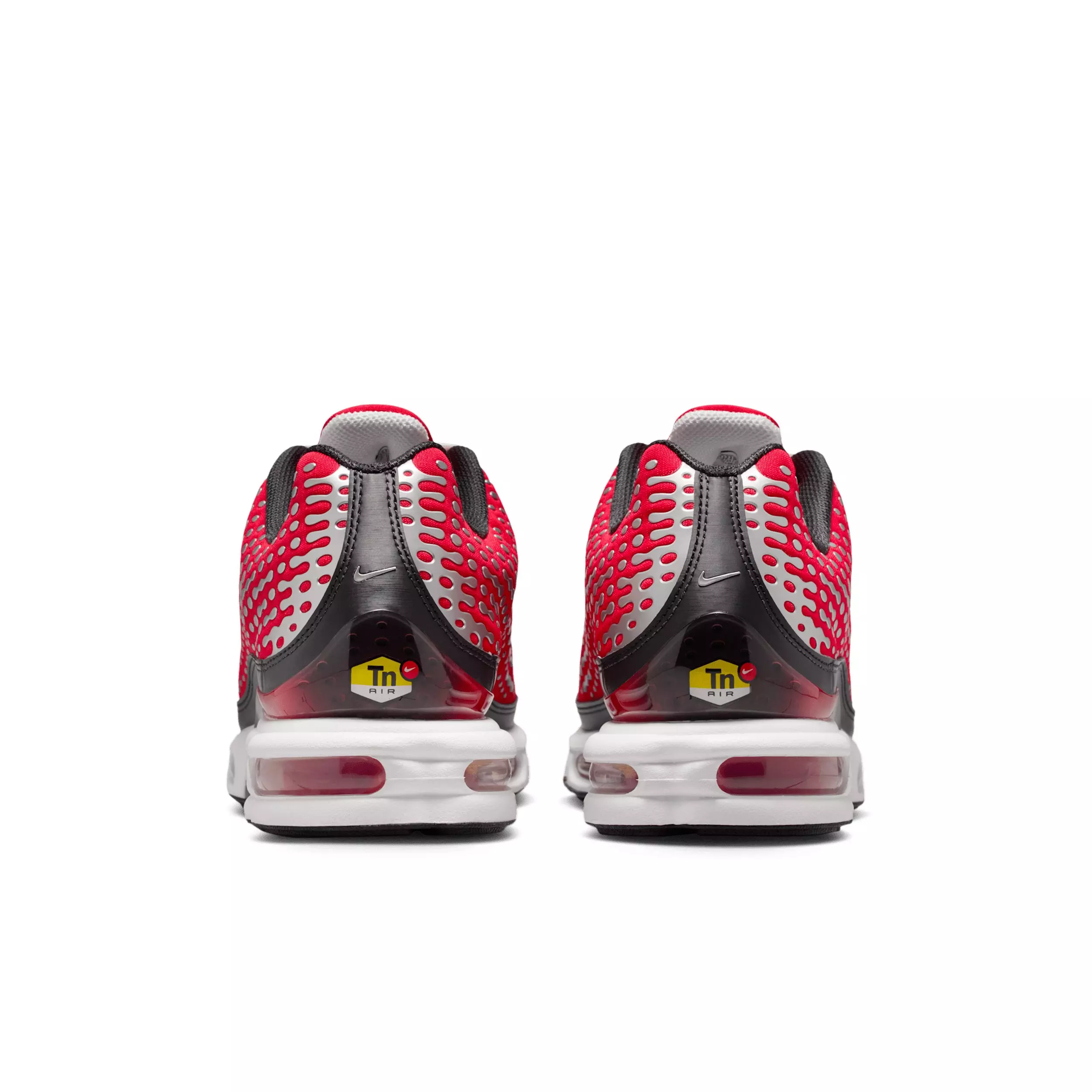 Nike Air Max Plus VII "University Red/Black/White/Metallic Silver" Men's Shoe - RED/BLACK/WHITE/SILVER