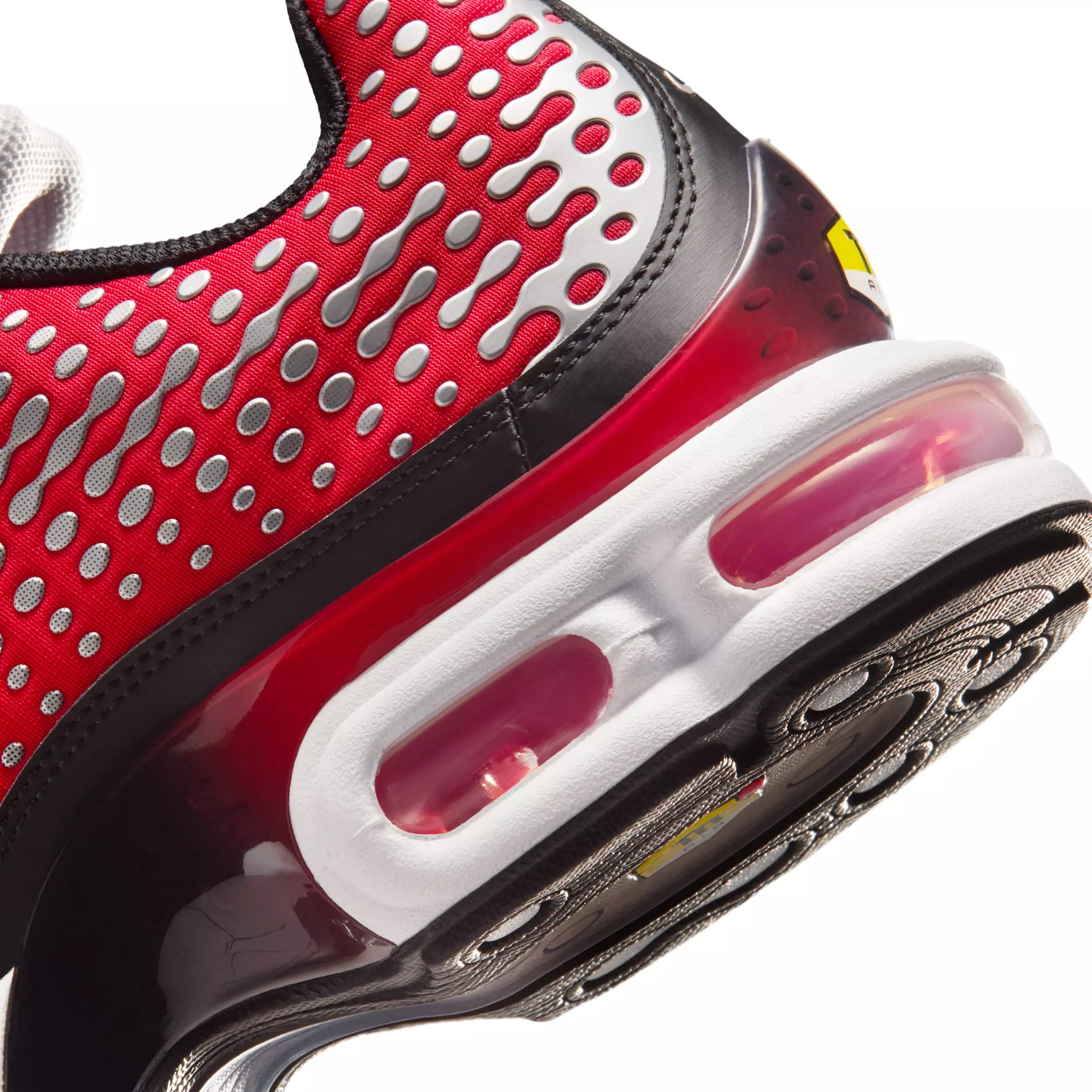 Nike Air Max Plus VII "University Red/Black/White/Metallic Silver" Men's Shoe - RED/BLACK/WHITE/SILVER