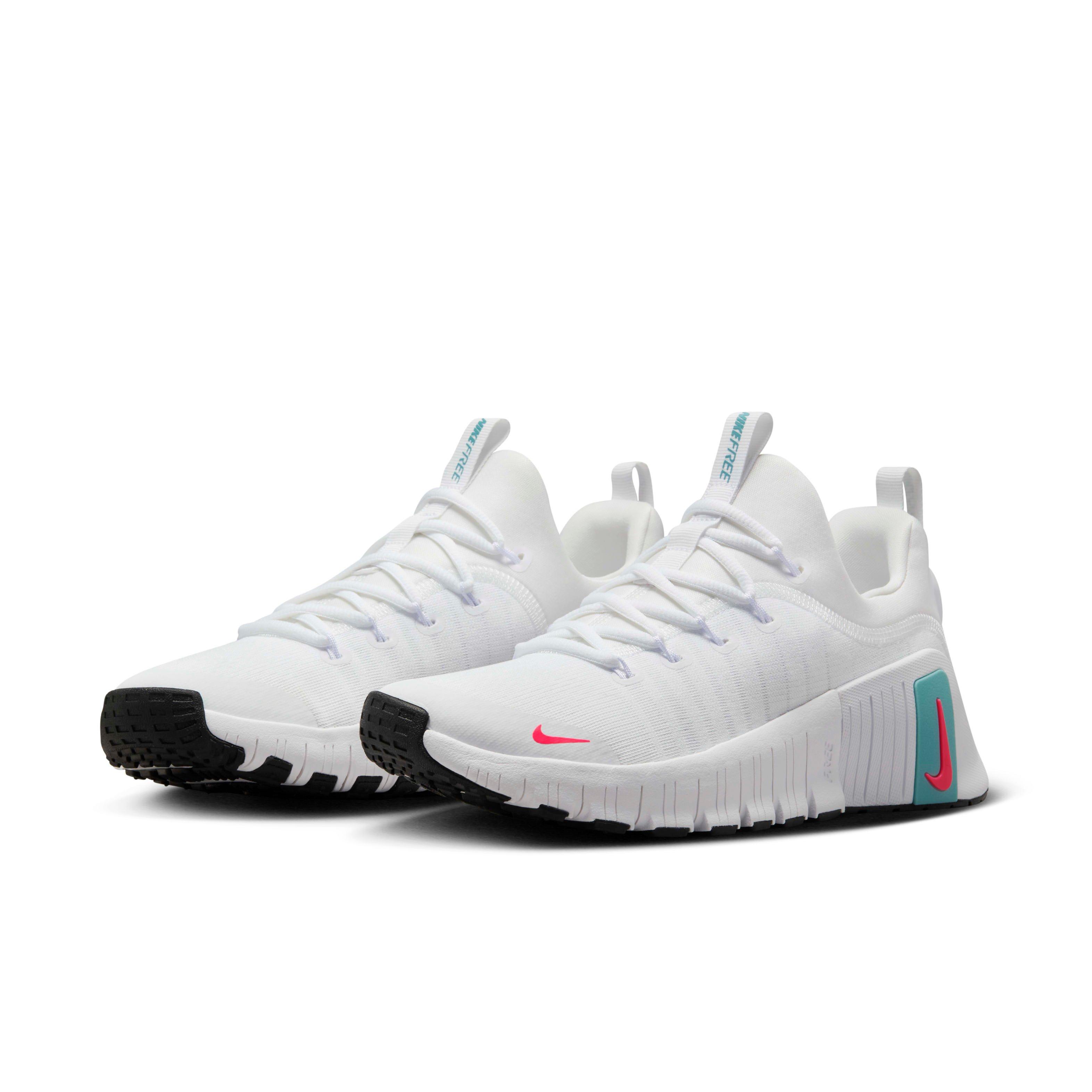 Nike Free Metcon 6 "White/Denim Turquoise/Black/Hot Punch" Women's Training Shoe - WHITE/TURQUOISE/BLACK/PUNCH Thumbnail View 3