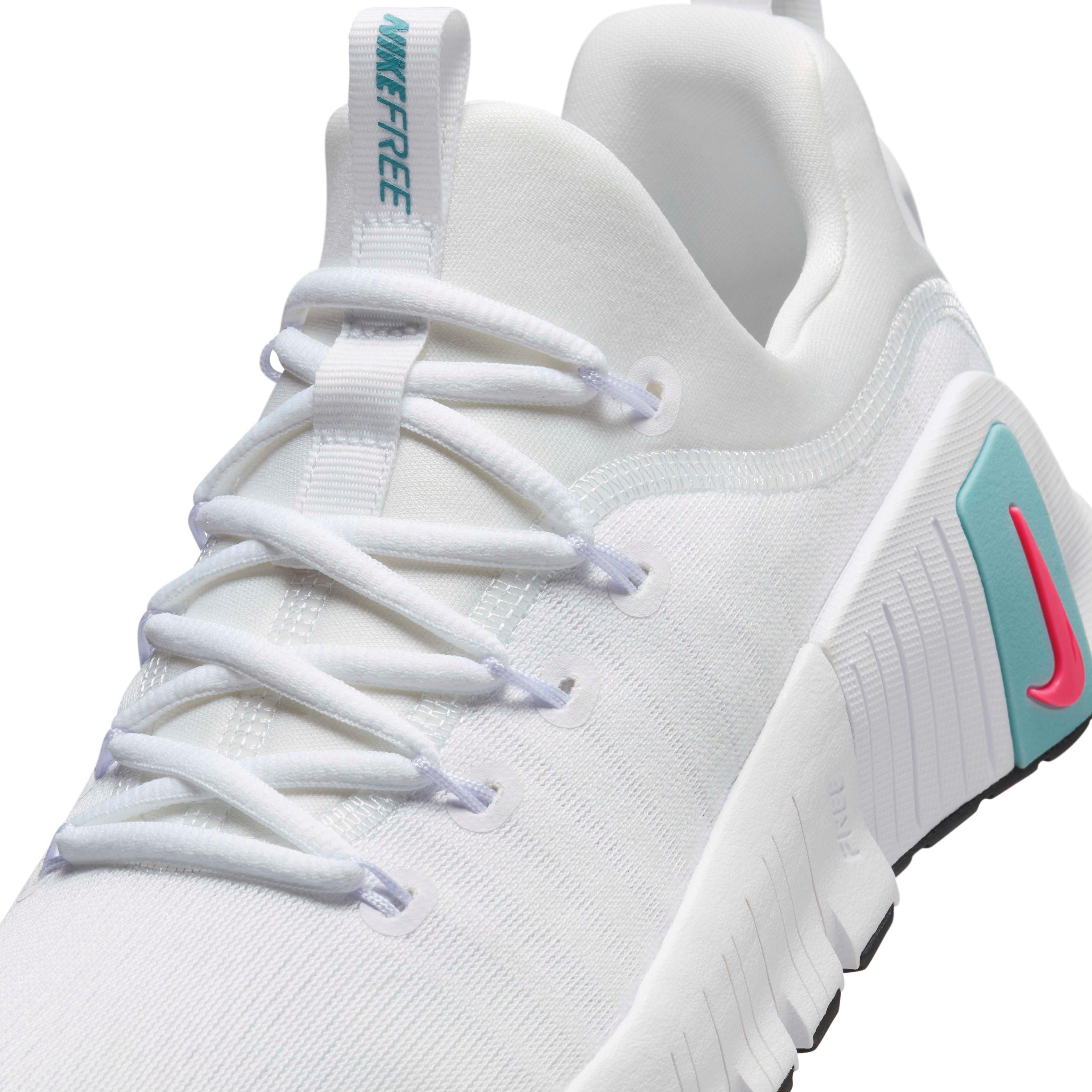 Nike Free Metcon 6 "White/Denim Turquoise/Black/Hot Punch" Women's Training Shoe - WHITE/TURQUOISE/BLACK/PUNCH Thumbnail View 7