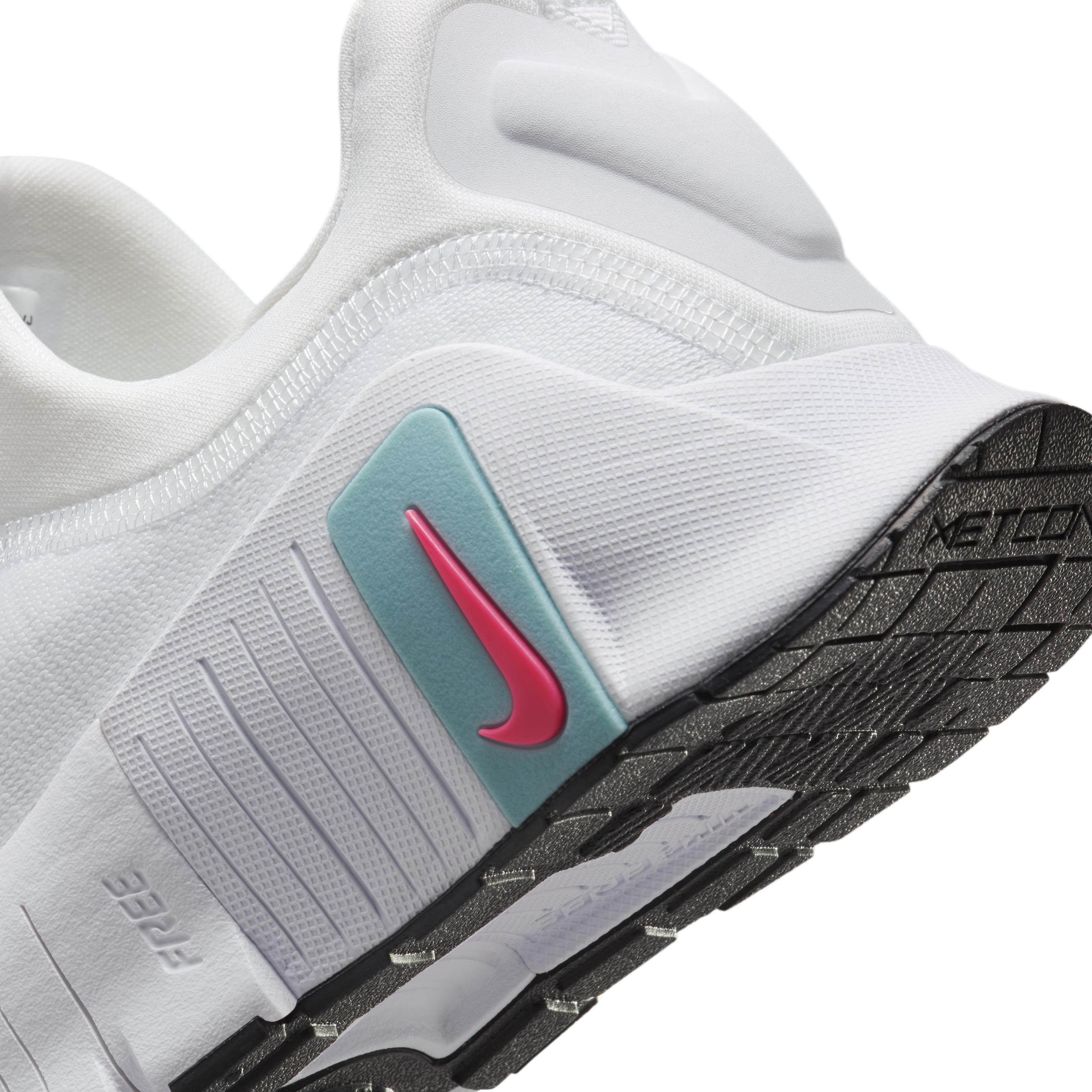 Nike Free Metcon 6 "White/Denim Turquoise/Black/Hot Punch" Women's Training Shoe - WHITE/TURQUOISE/BLACK/PUNCH Thumbnail View 8