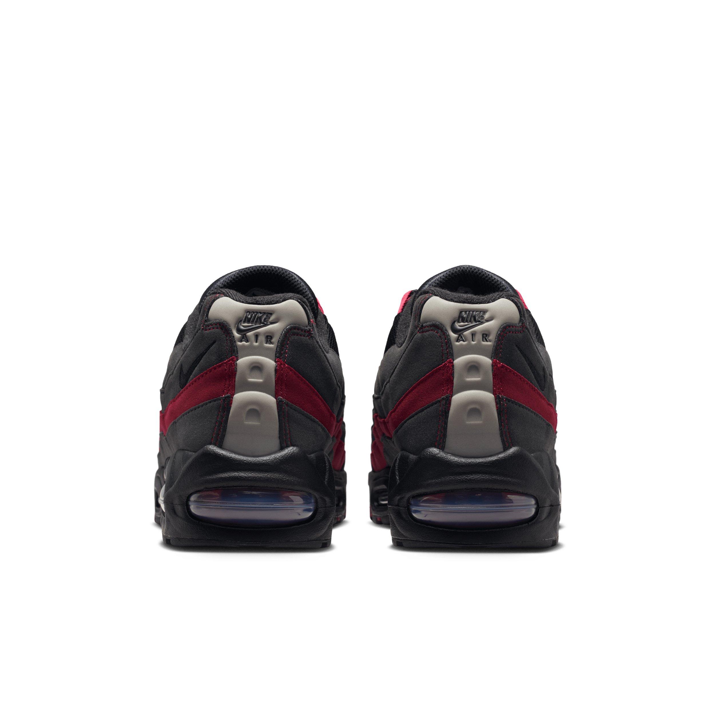 Nike Air Max 95 "Big Bubble" "Black/Team Crimson/Wolf Grey/Black" Men's Shoe - BLACK/CRIMSON/GREY/BLACK Thumbnail View 5