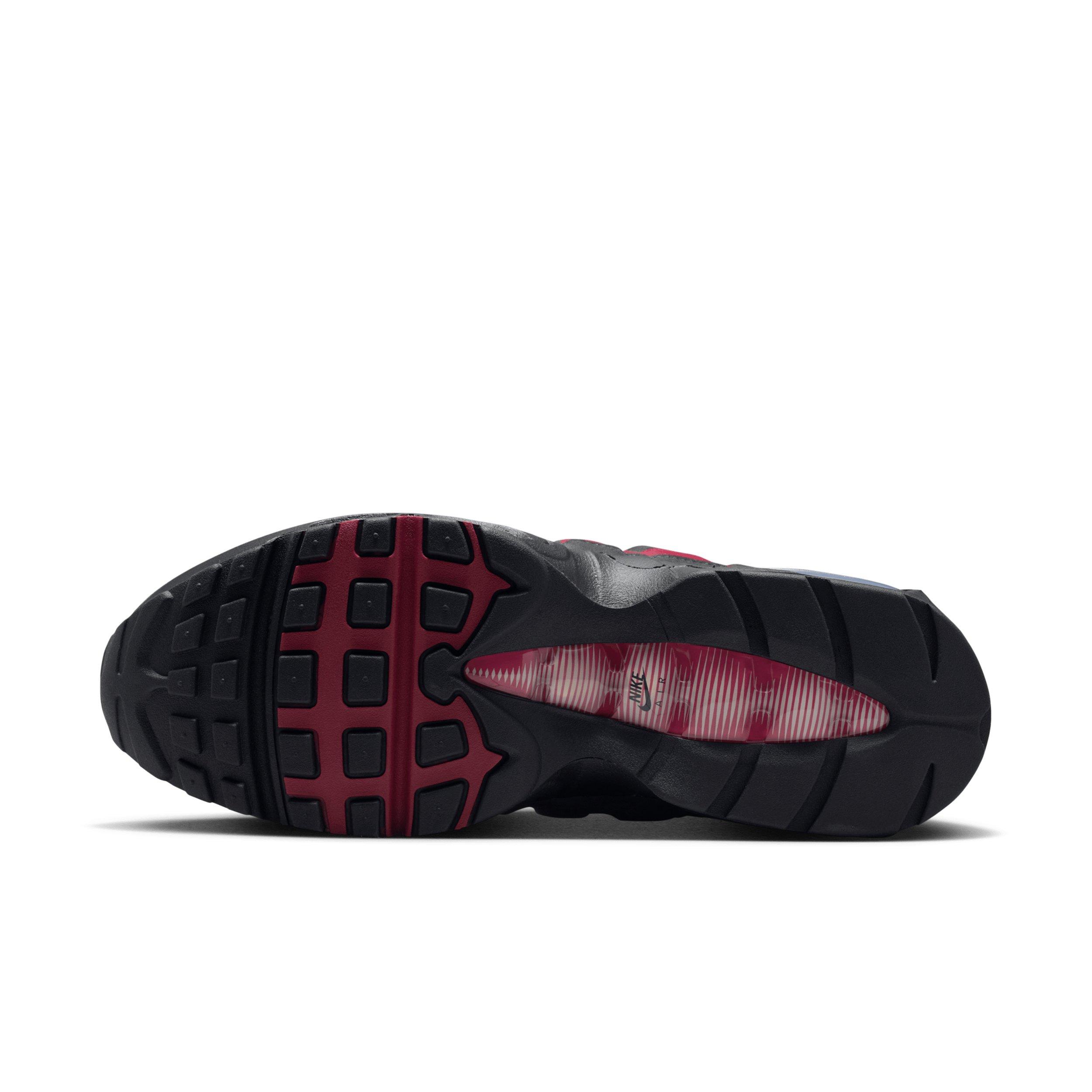 Nike Air Max 95 Big Bubble Men's Black/Crimson | Hibbett