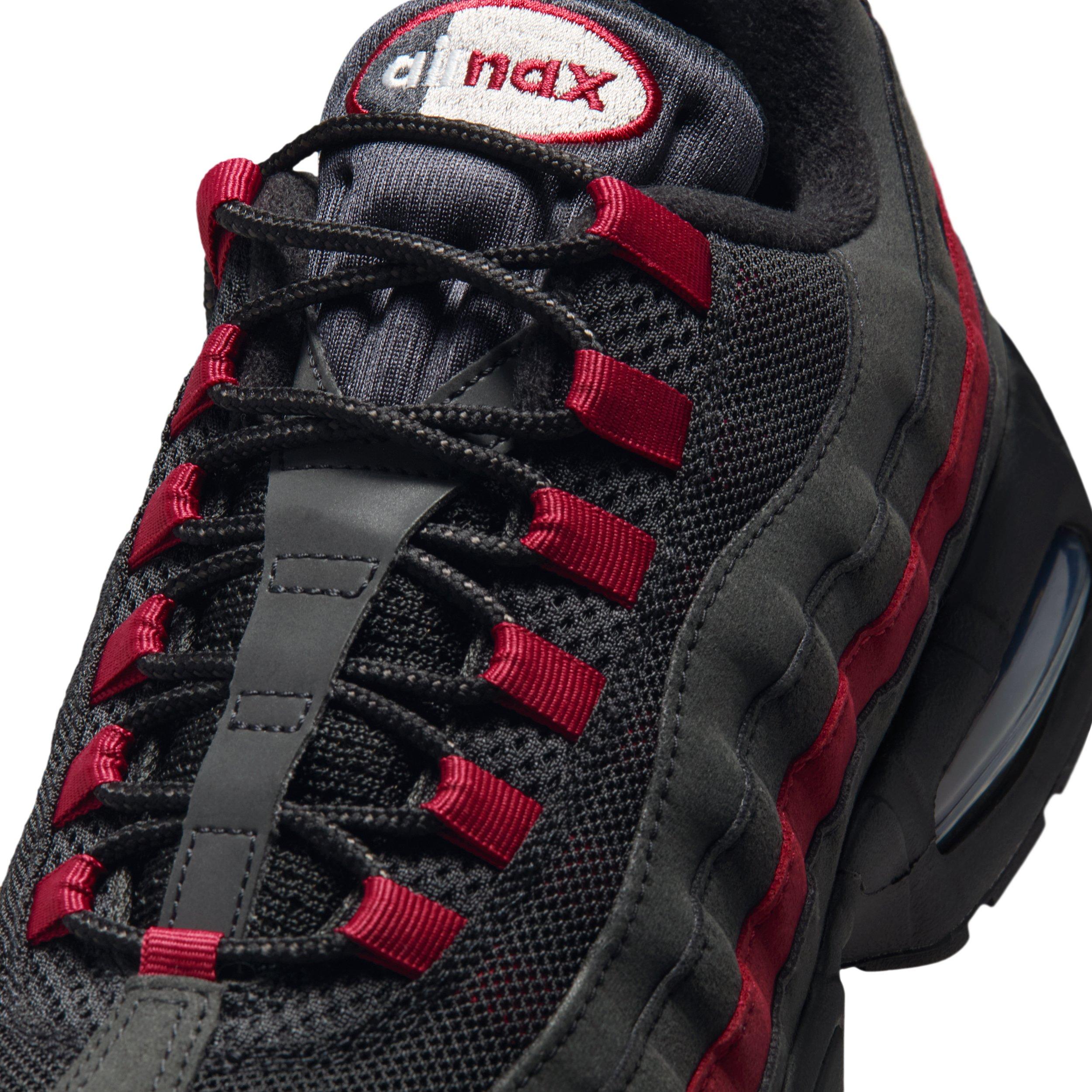 Nike Air Max 95 Big Bubble Men's Black/Crimson | Hibbett