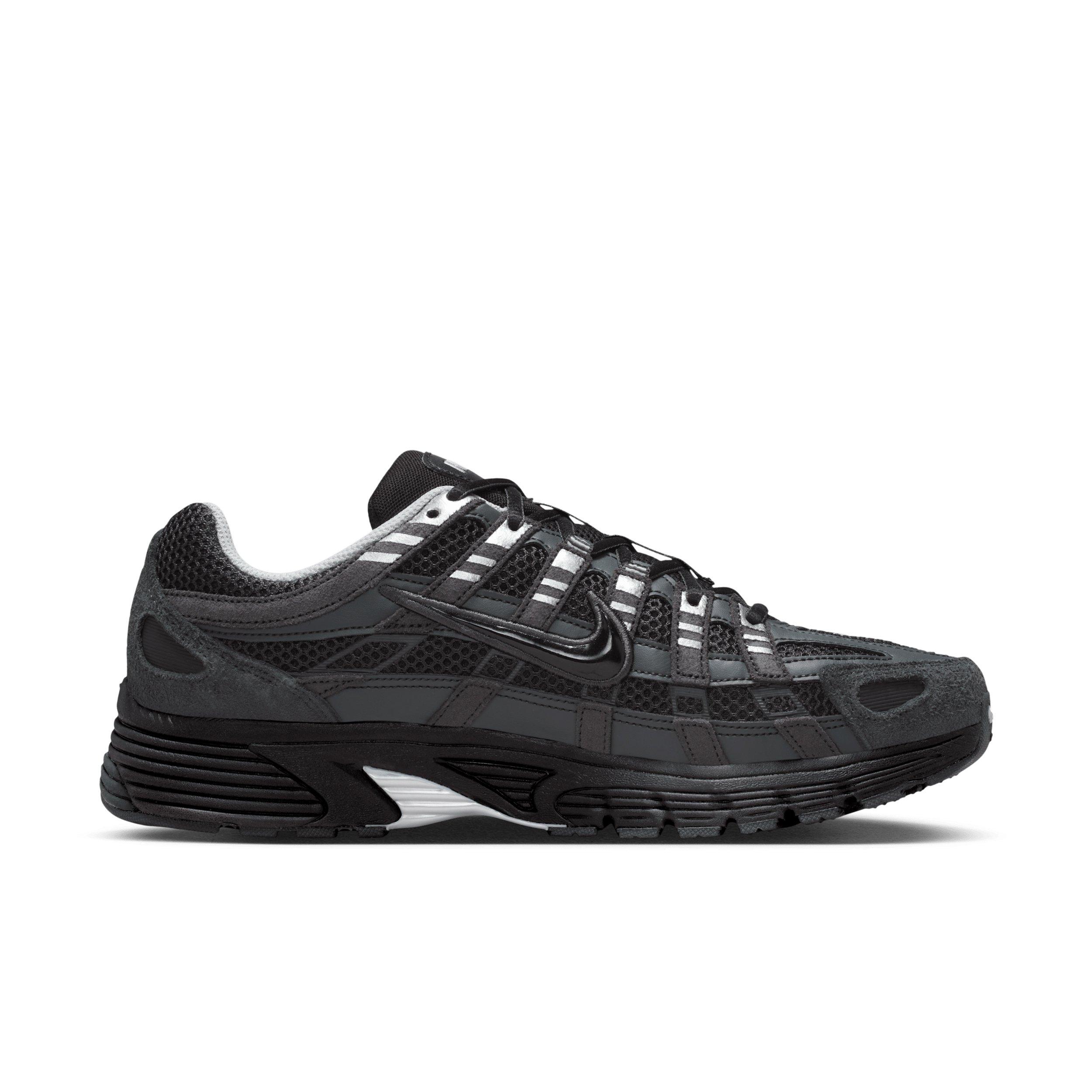 Nike P-6000 Suede "Anthracite/Chrome/Metallic Silver/Black" Men's Shoe - ANTHRACITE/CHROME/SILVER/BLACK Thumbnail View 1