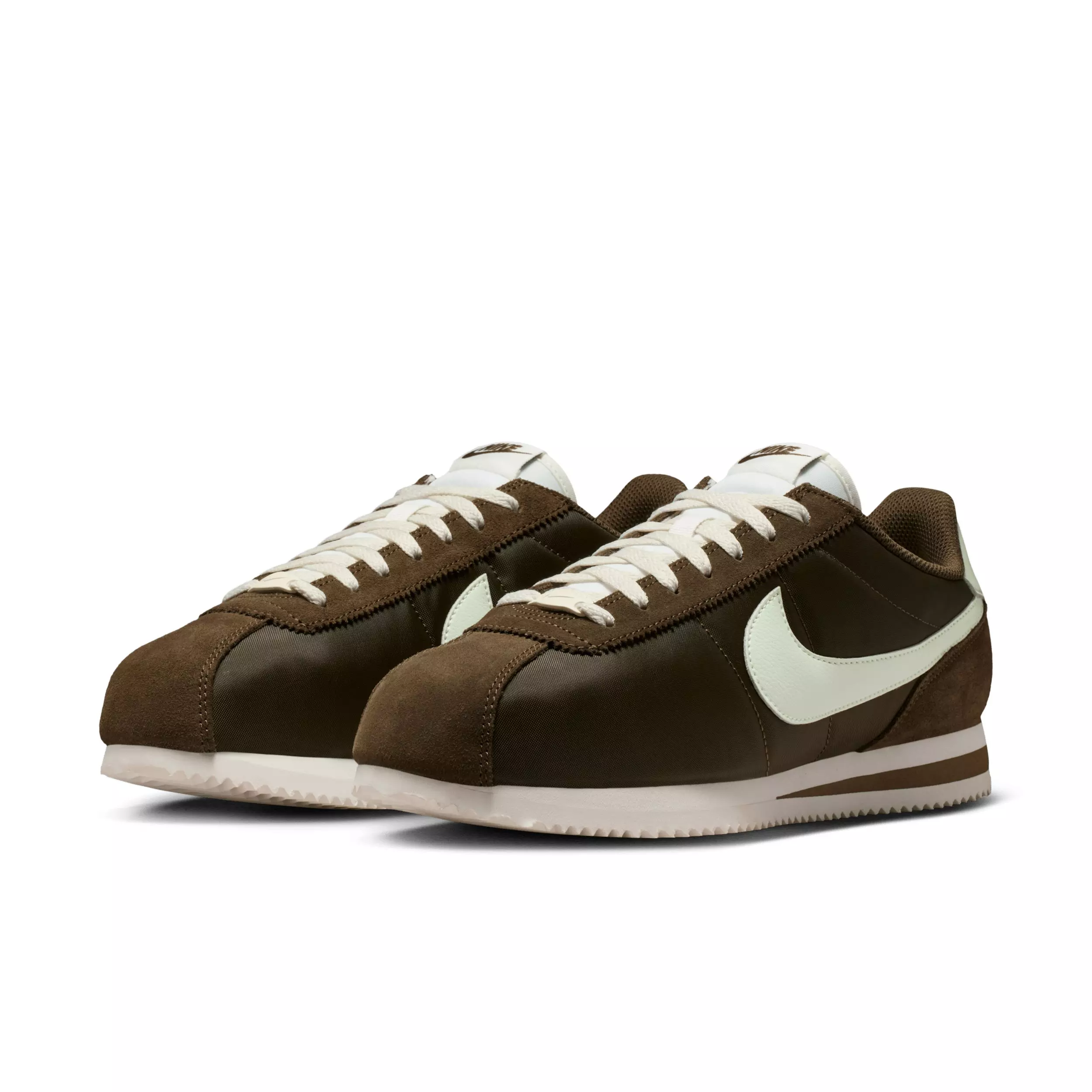 Nike Cortez Textile "Dark Hazel/Sail/Volt Tint" Men's Shoe - DK HAZEL/SAIL/VOLT