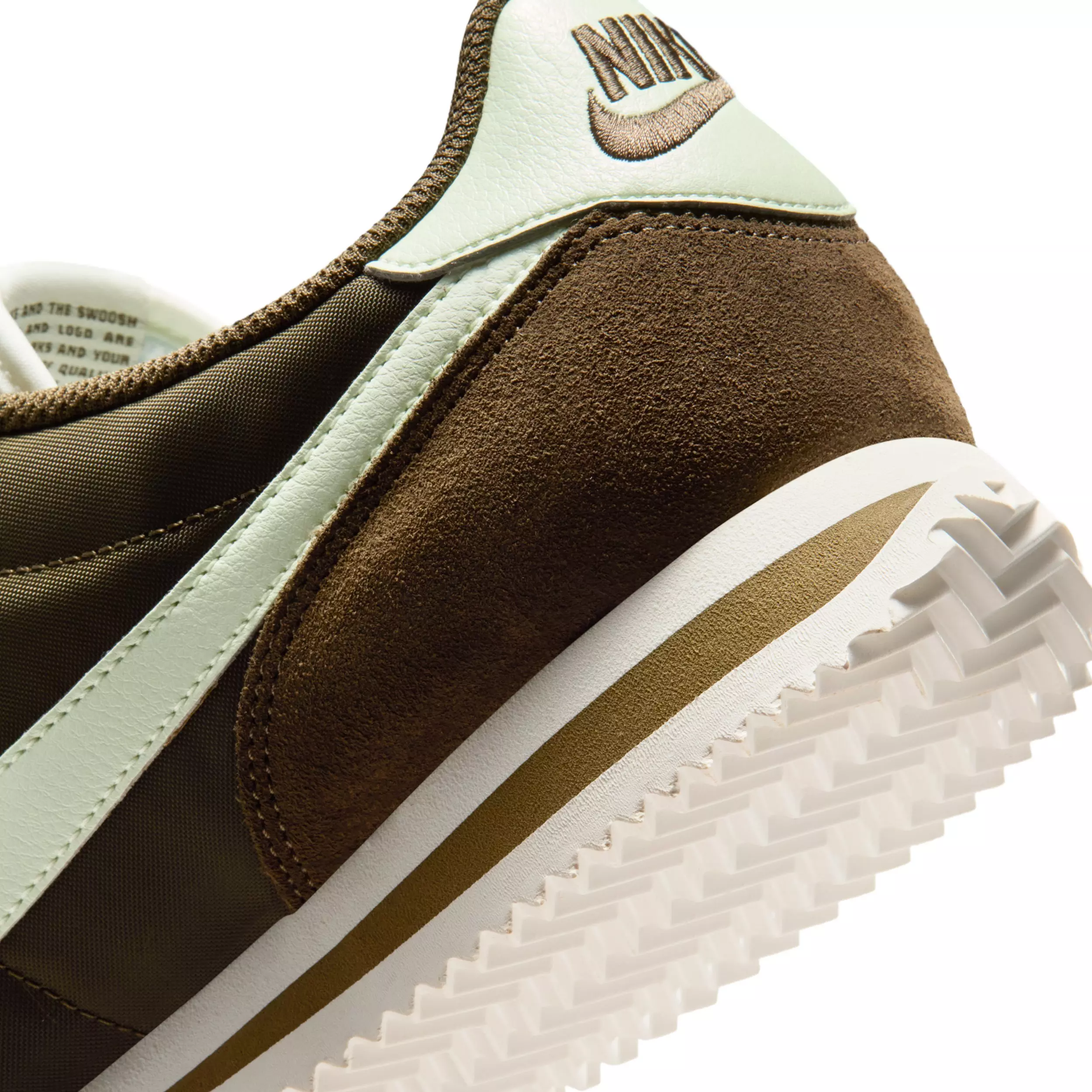 Nike Cortez Textile "Dark Hazel/Sail/Volt Tint" Men's Shoe - DK HAZEL/SAIL/VOLT