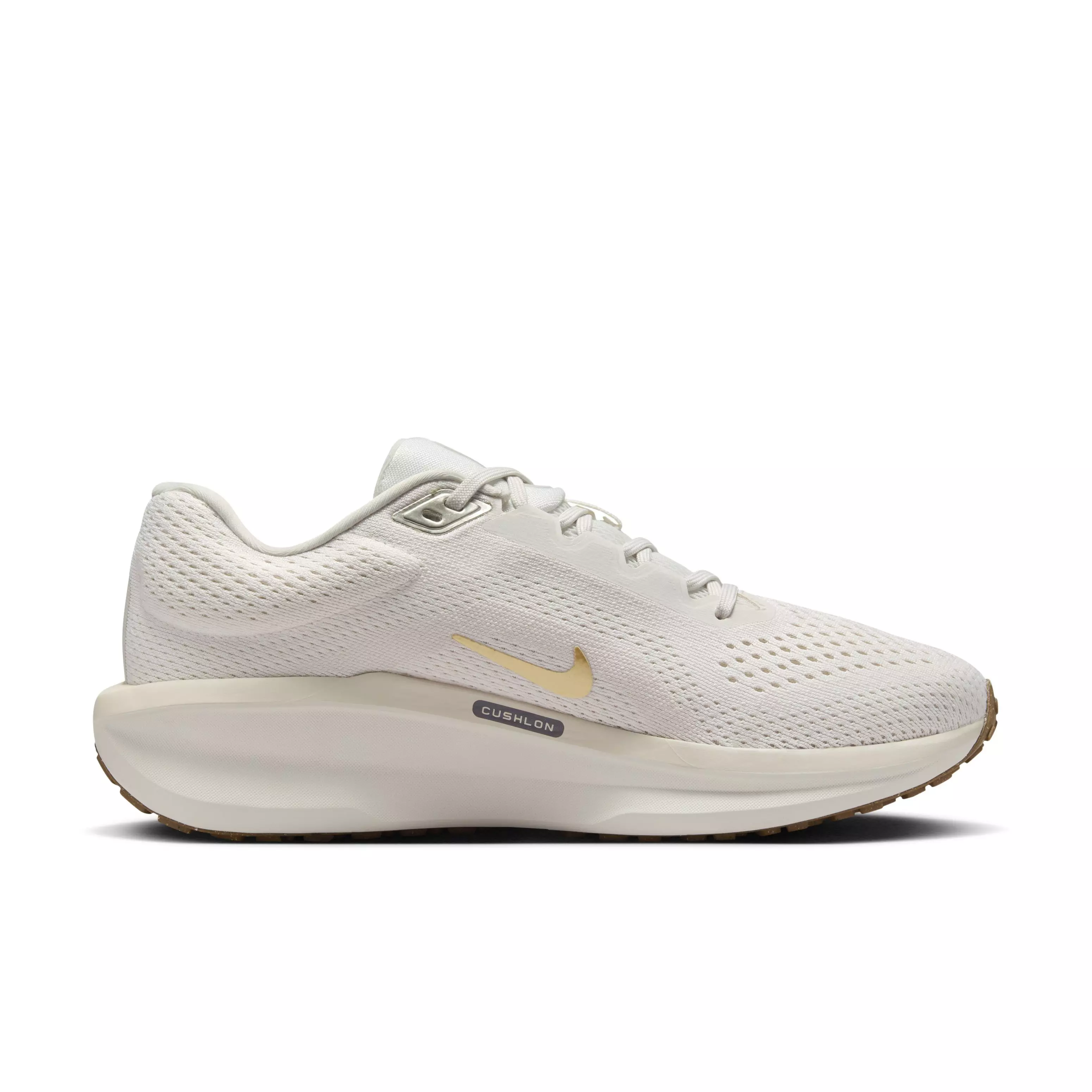 Nike Winflo 11 "Phantom/Light Orewood Brown/Coconut Milk/Metallic Gold" Women's Running Shoe - PHANTOM/LT BROWN/MILK/GOLD