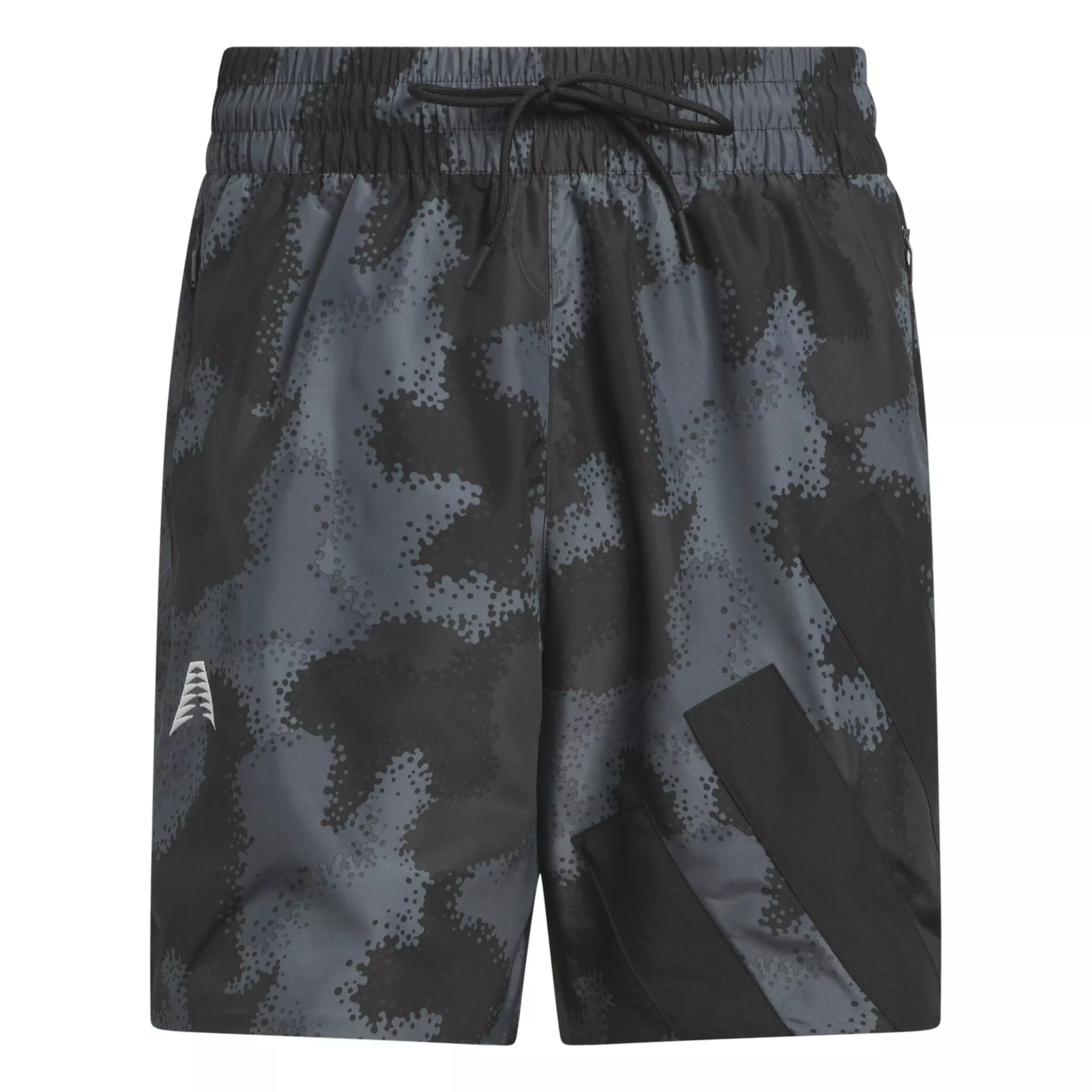 adidas Men's Anthony Edwards Camo AOP Basketball Shorts -Grey - GREY