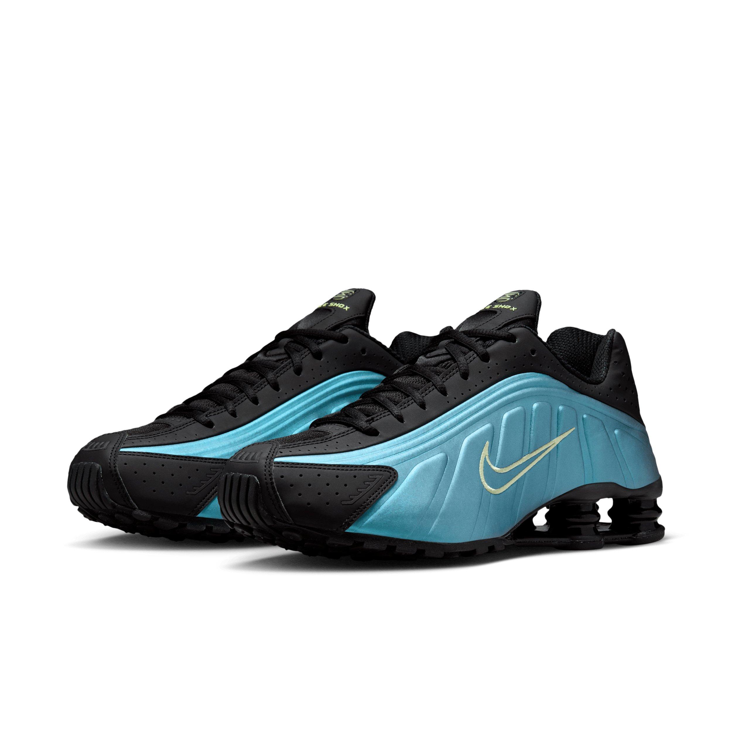 Nike Shox R4 "Sapphire/Pencil Point/Black/Light Liquid Lime" Men's Shoe - SAPPHIRE/PENCIL/BLACK/LT LIME Thumbnail View 3