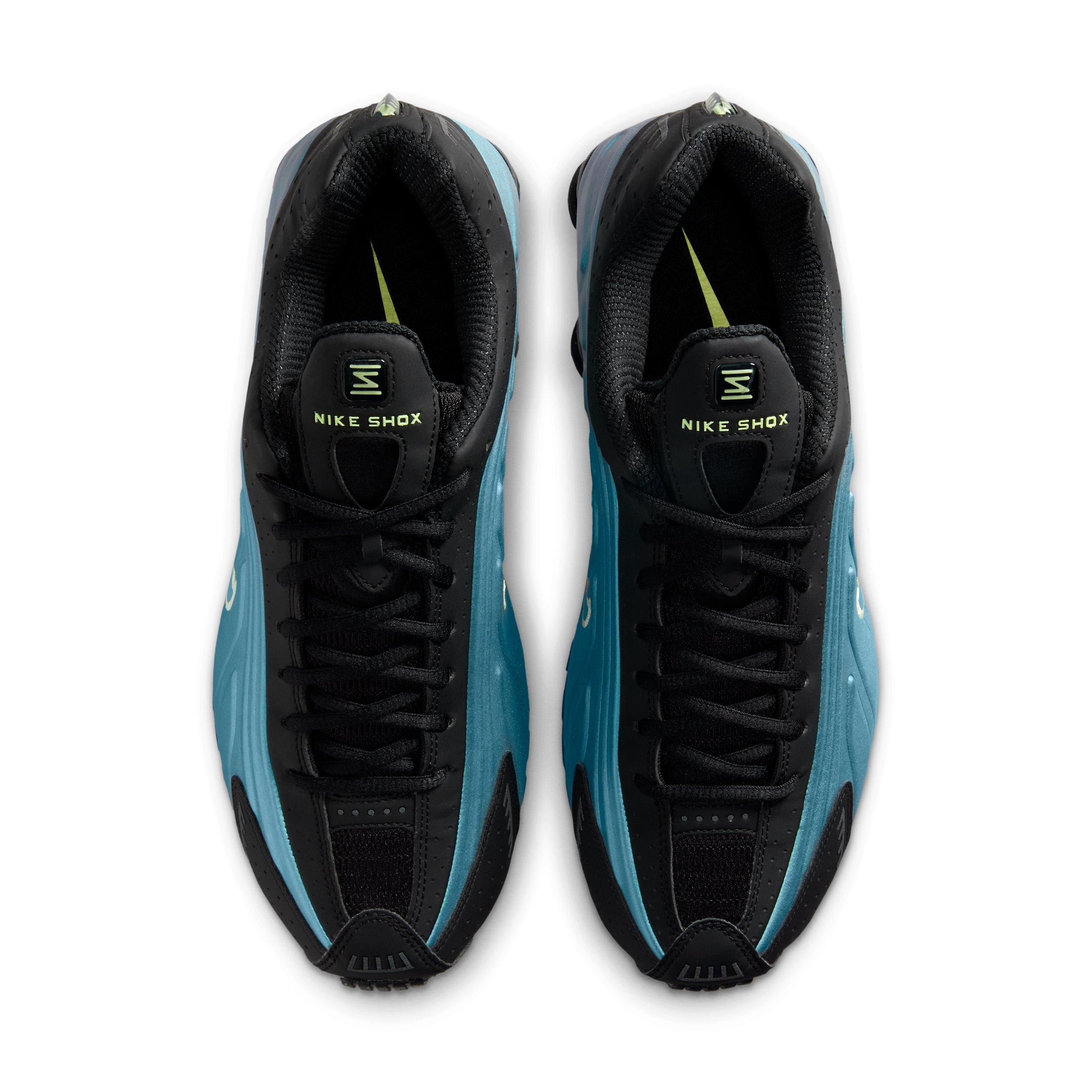 Nike Shox R4 "Sapphire/Pencil Point/Black/Light Liquid Lime" Men's Shoe - SAPPHIRE/PENCIL/BLACK/LT LIME Thumbnail View 4