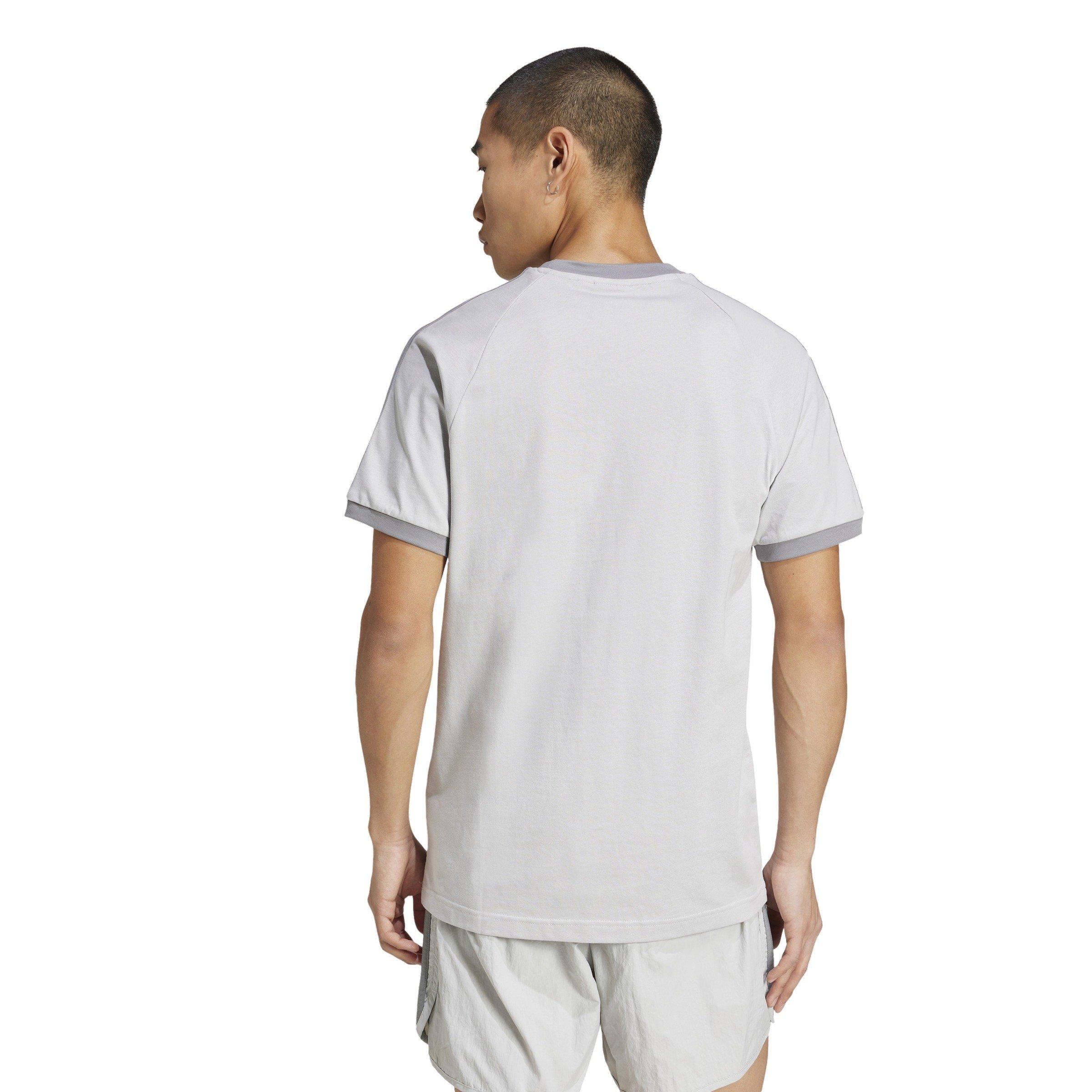 adidas Originals Men's ​Adicolor Classics 3-Stripes T-Shirt -Grey - GREY Thumbnail View 2