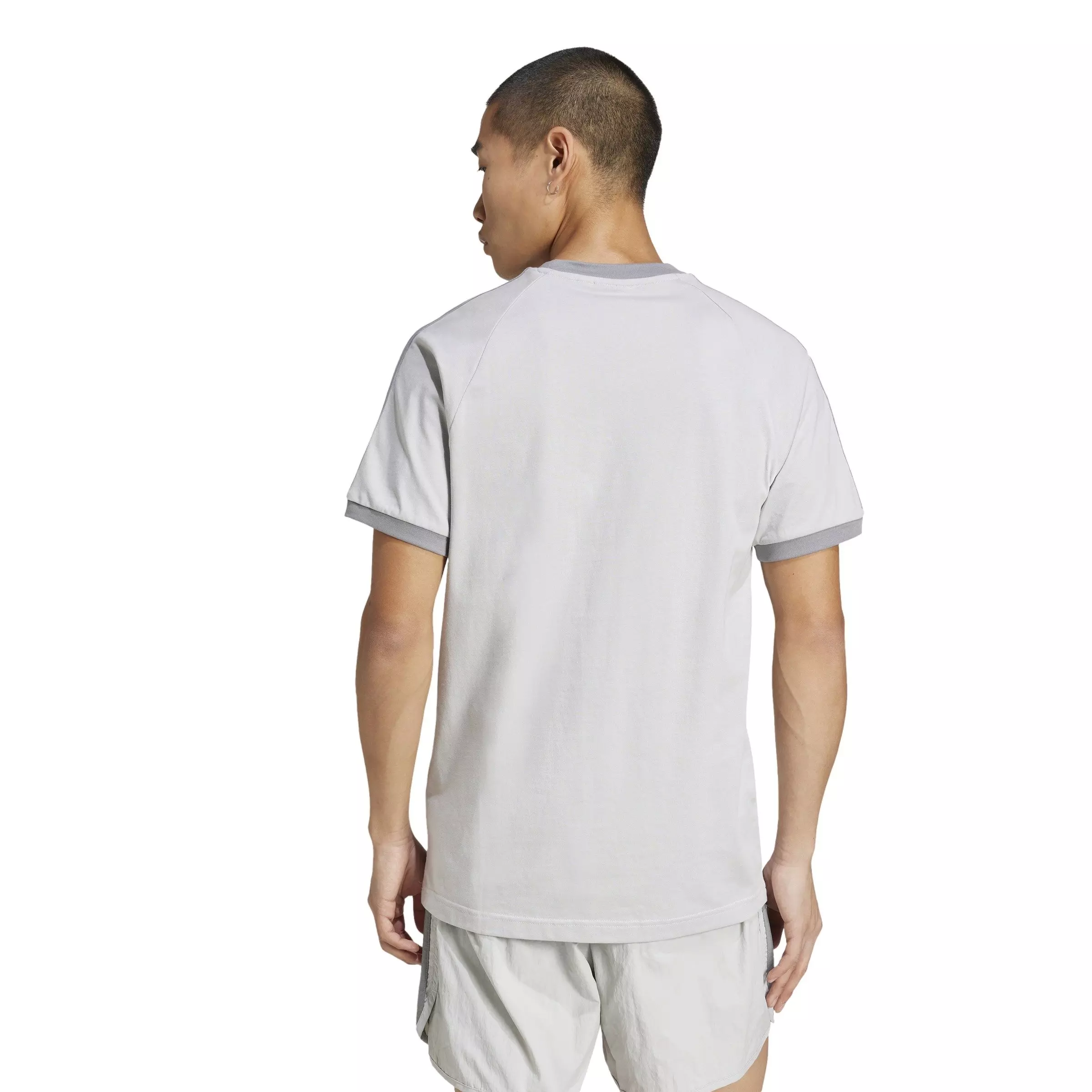 adidas Originals Men's ​Adicolor Classics 3-Stripes T-Shirt -Grey - GREY