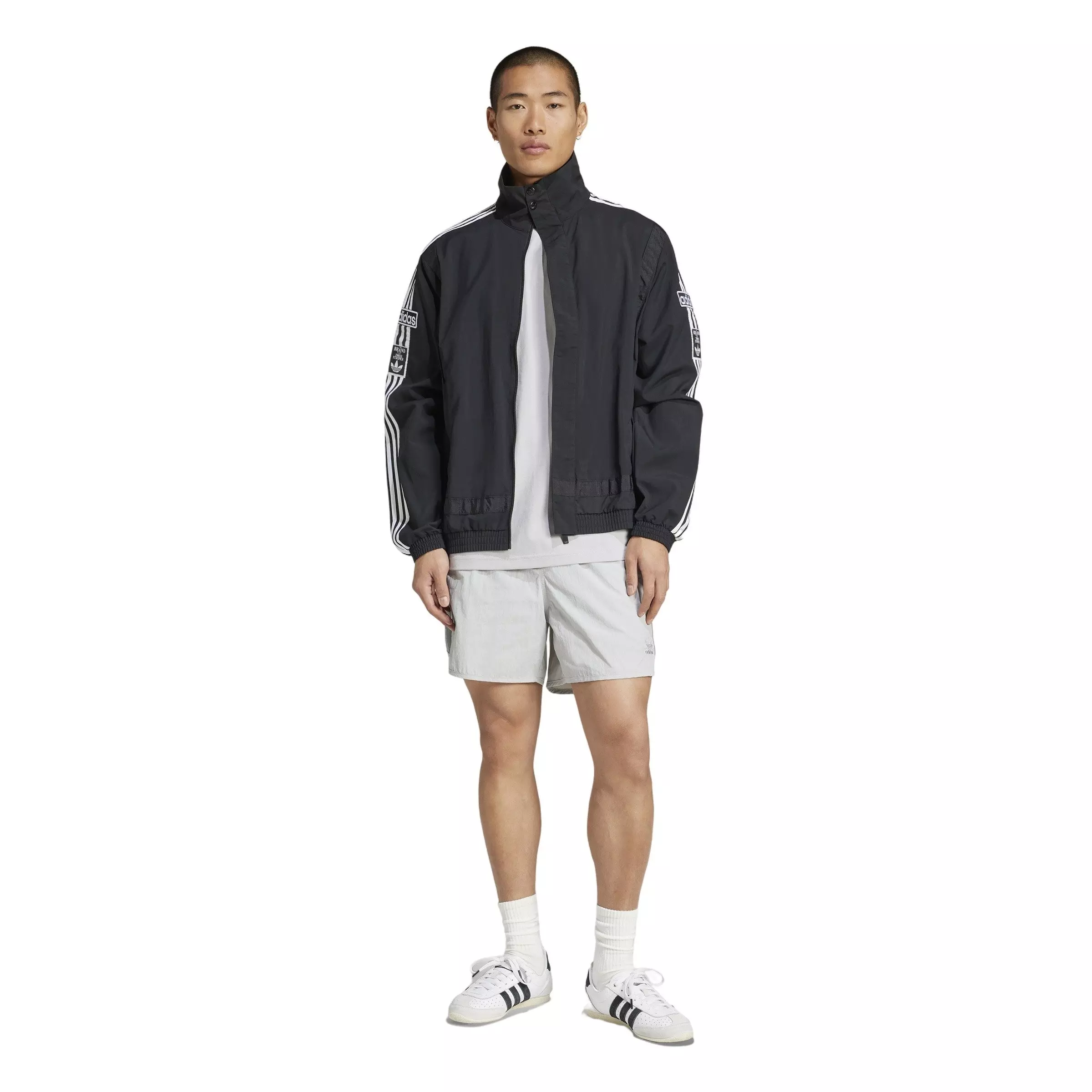 adidas Originals Men's ​Adicolor Classics 3-Stripes T-Shirt -Grey - GREY