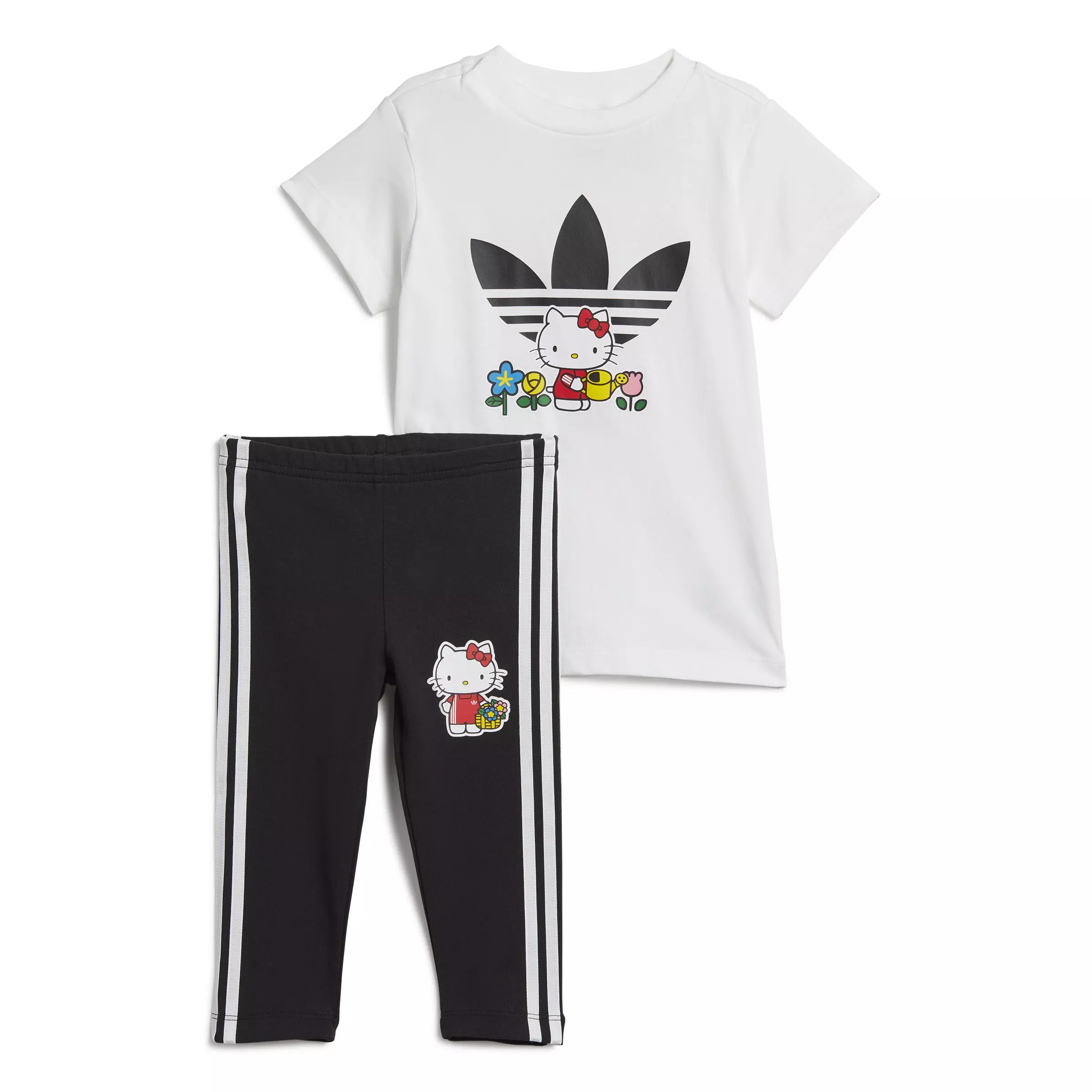 adidas Originals x Hello Kitty Infant Girls' Tee Dress Set -White/Black - WHITE/BLACK