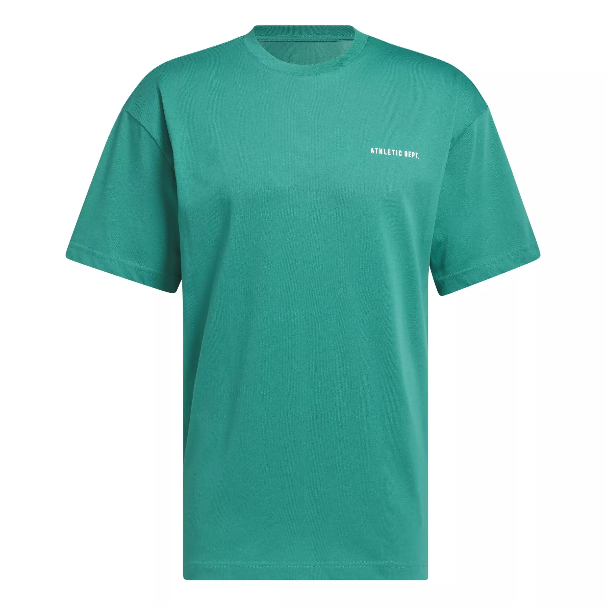 adidas Men's Select Graphic Basketball T-Shirt -Green/White - GREEN/WHITE