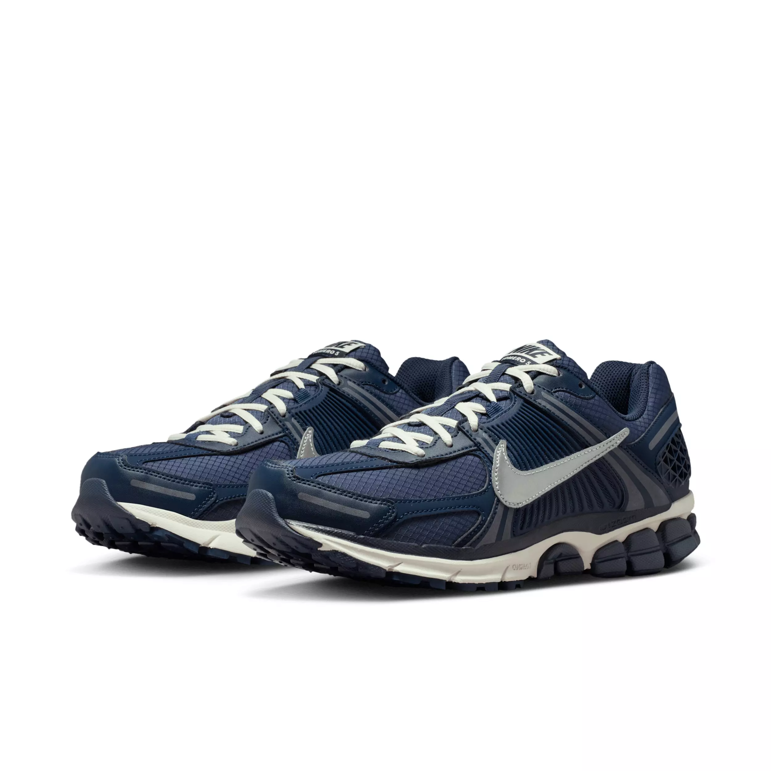 Nike Zoom Vomero 5 "Blue Void/Midnight Navy/Light Orewood Brown/Metallic Silver" Men's Shoe - BLUE/NAVY/LT BROWN/SILVER