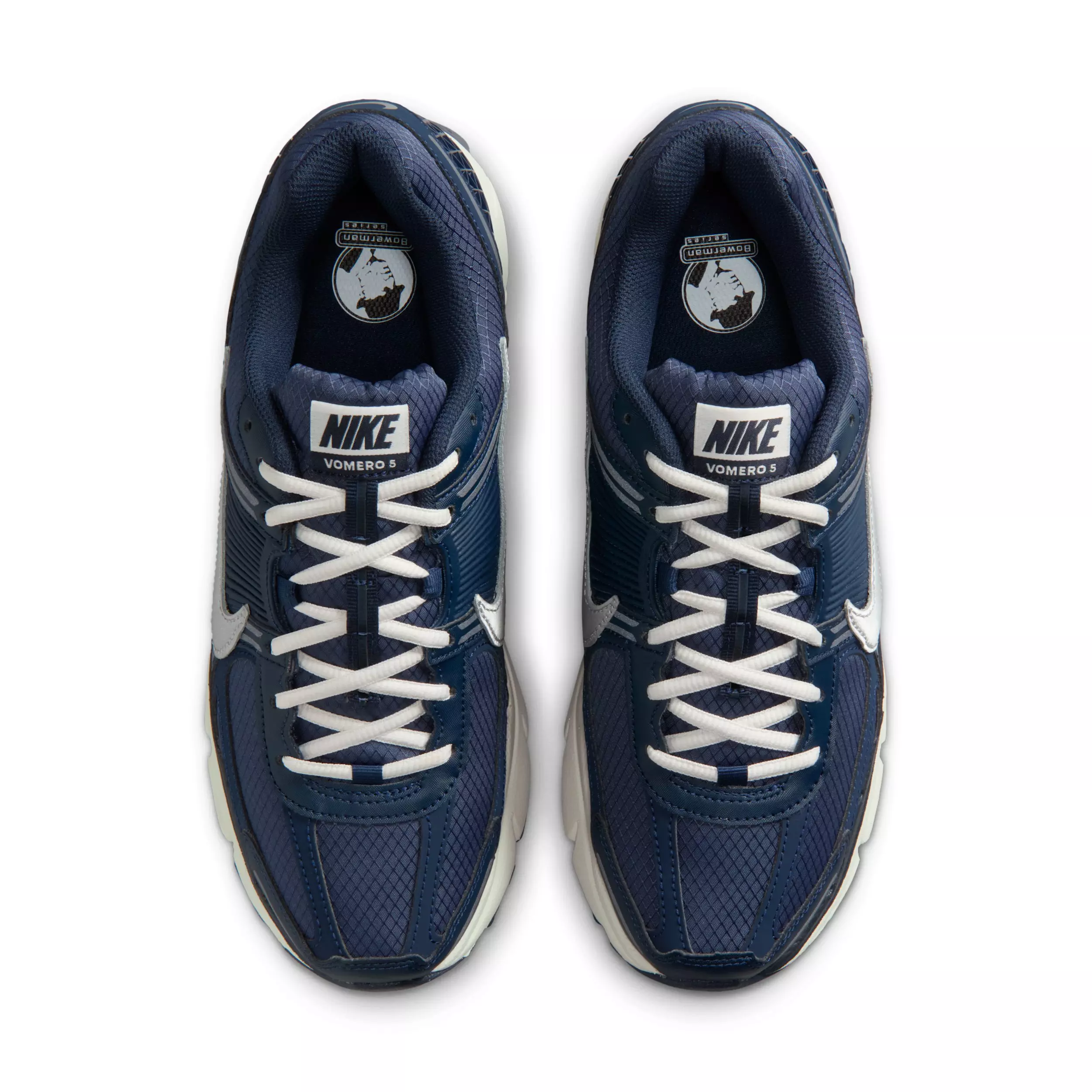 Nike Zoom Vomero 5 "Blue Void/Midnight Navy/Light Orewood Brown/Metallic Silver" Men's Shoe - BLUE/NAVY/LT BROWN/SILVER