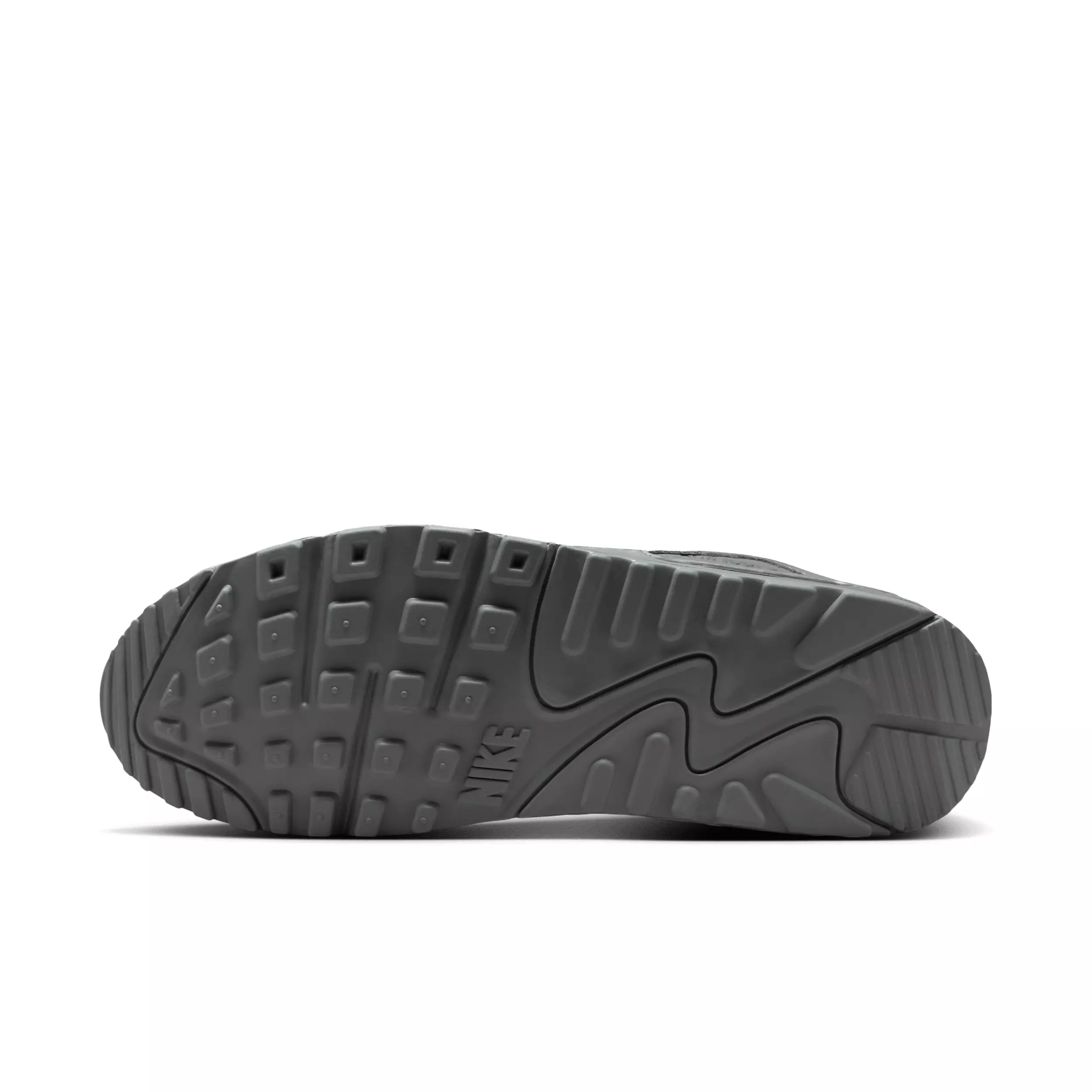 Nike Air Max 90 Premium "Smoke Grey/Smoke Grey/Black" Men's Shoe - GREY/GREY/BLACK