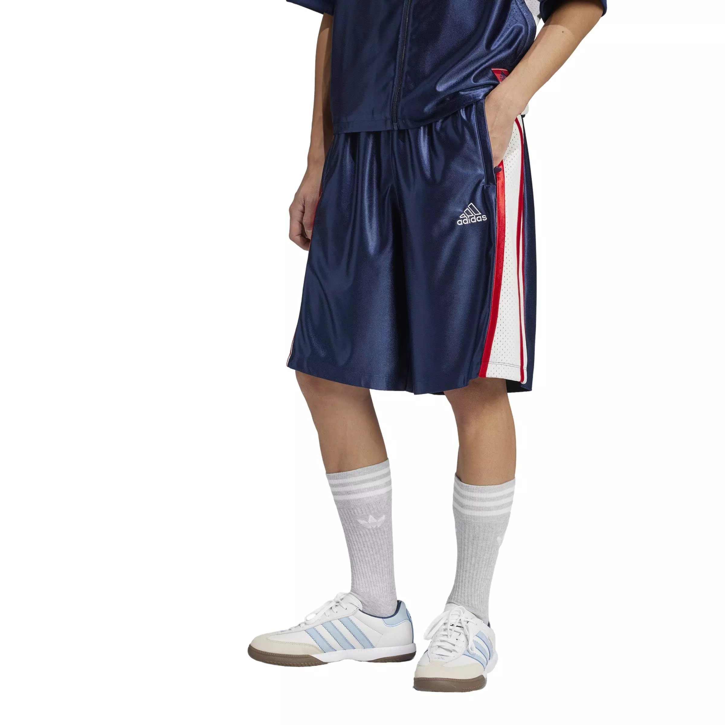 adidas Originals Men's Cutline Shorts -Indigo - INDIGO