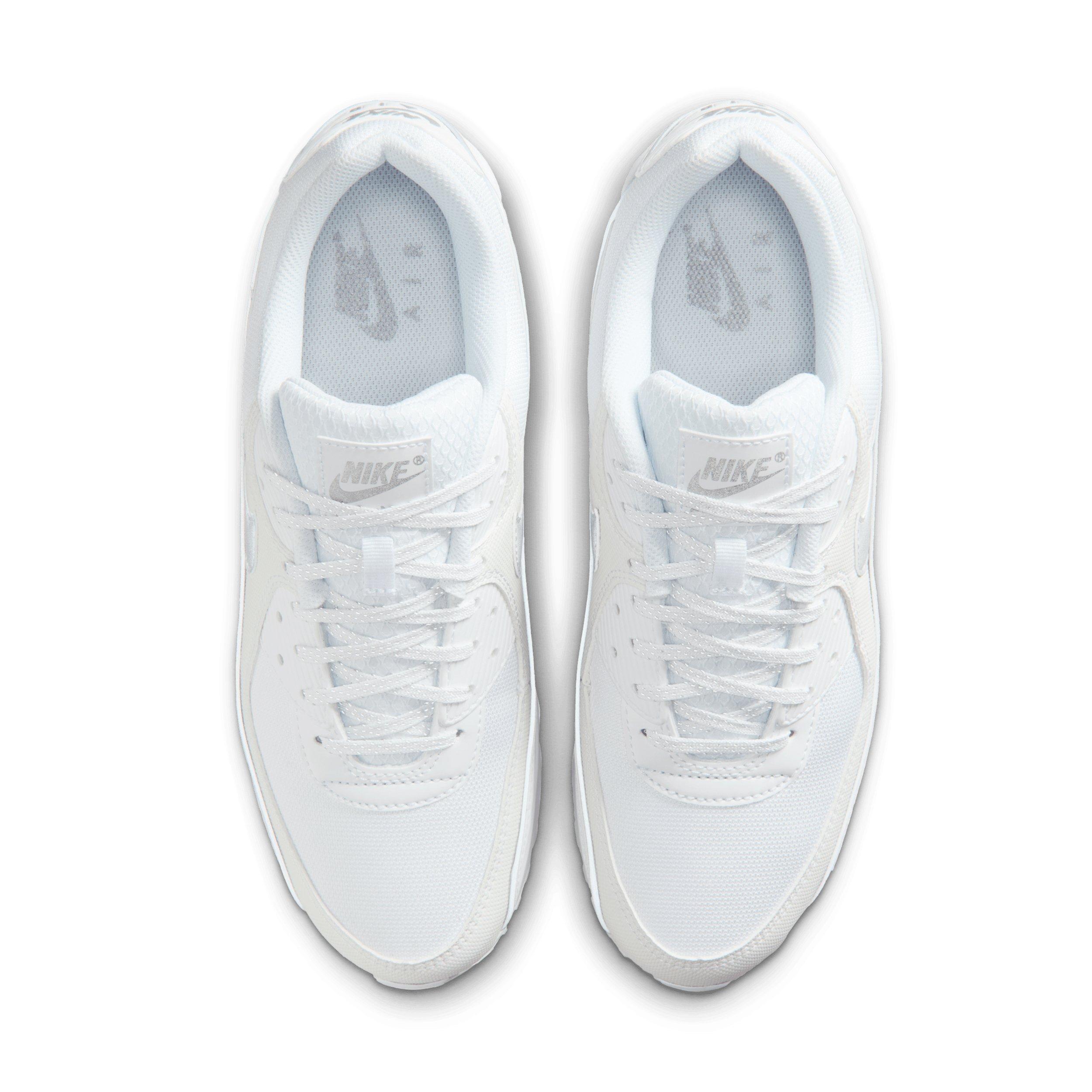 Men\'s Nike Air Max 90 Premium White Metallic Silver Reflective Shoes Sneakers 11 Nike Air Max 95 Big Bubble  main image 4