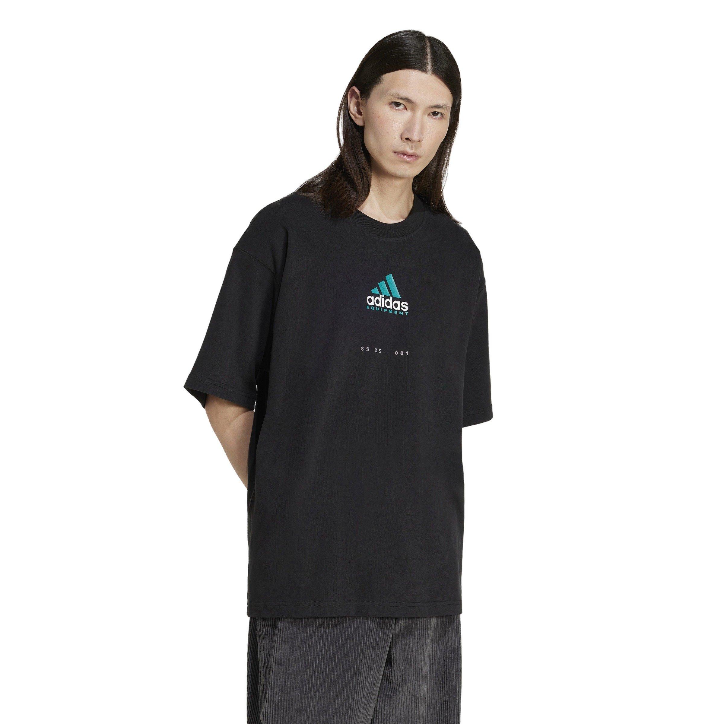 adidas Originals Men's EQT Graphic T-Shirt -Black - BLACK Thumbnail View 1