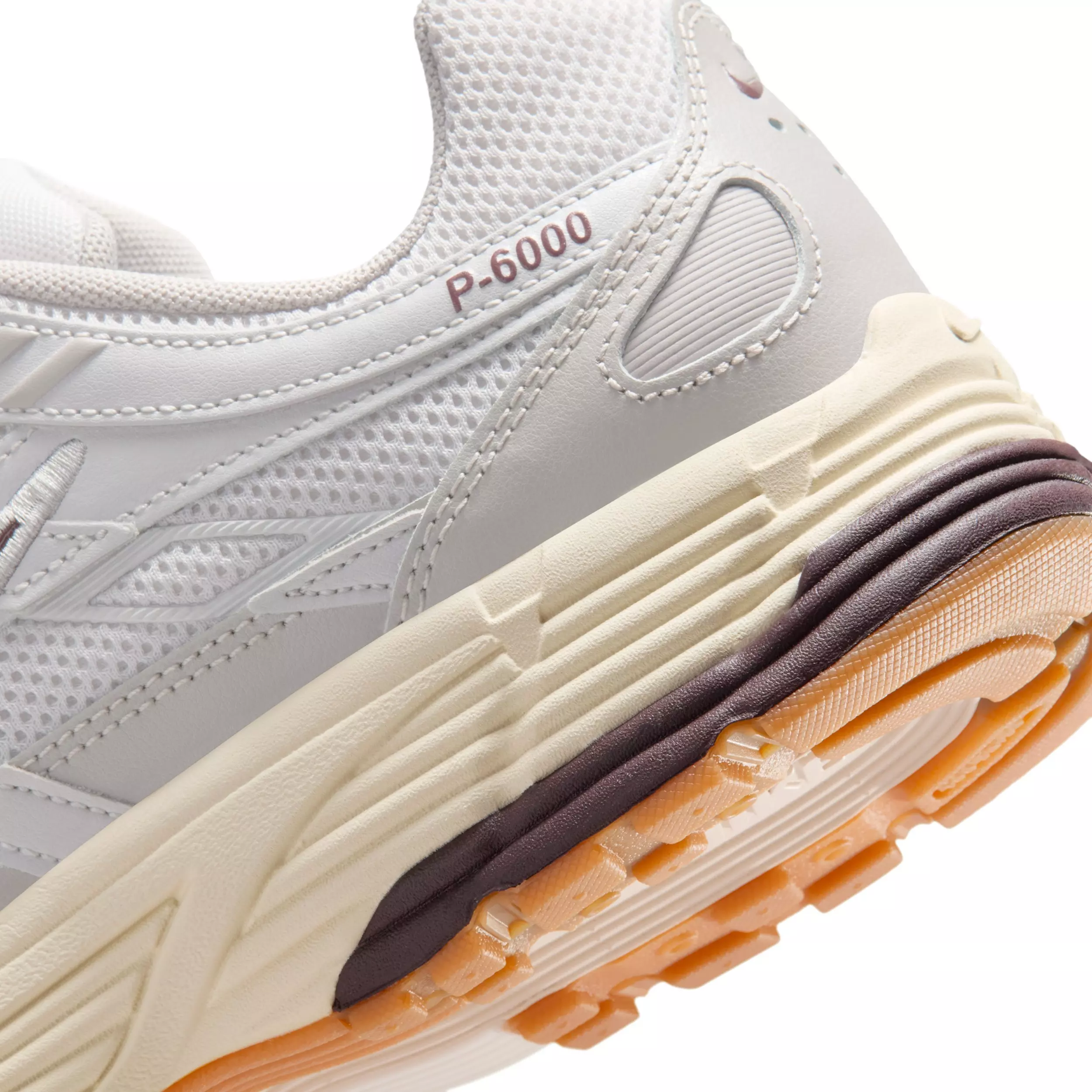 Nike P-6000 "College Grey/Vast Grey/Coconut Milk/Burgundy Crush" Men's Shoe - GREY/GREY/MILK/BURGUNDY