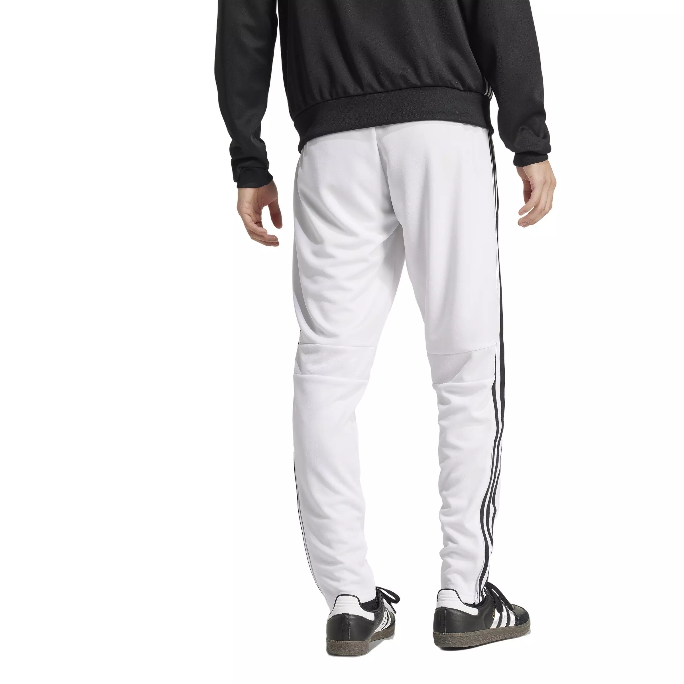 adidas Men's Tiro 25 Essentials Training Tracksuit Bottoms -White/Black - WHITE/BLACK
