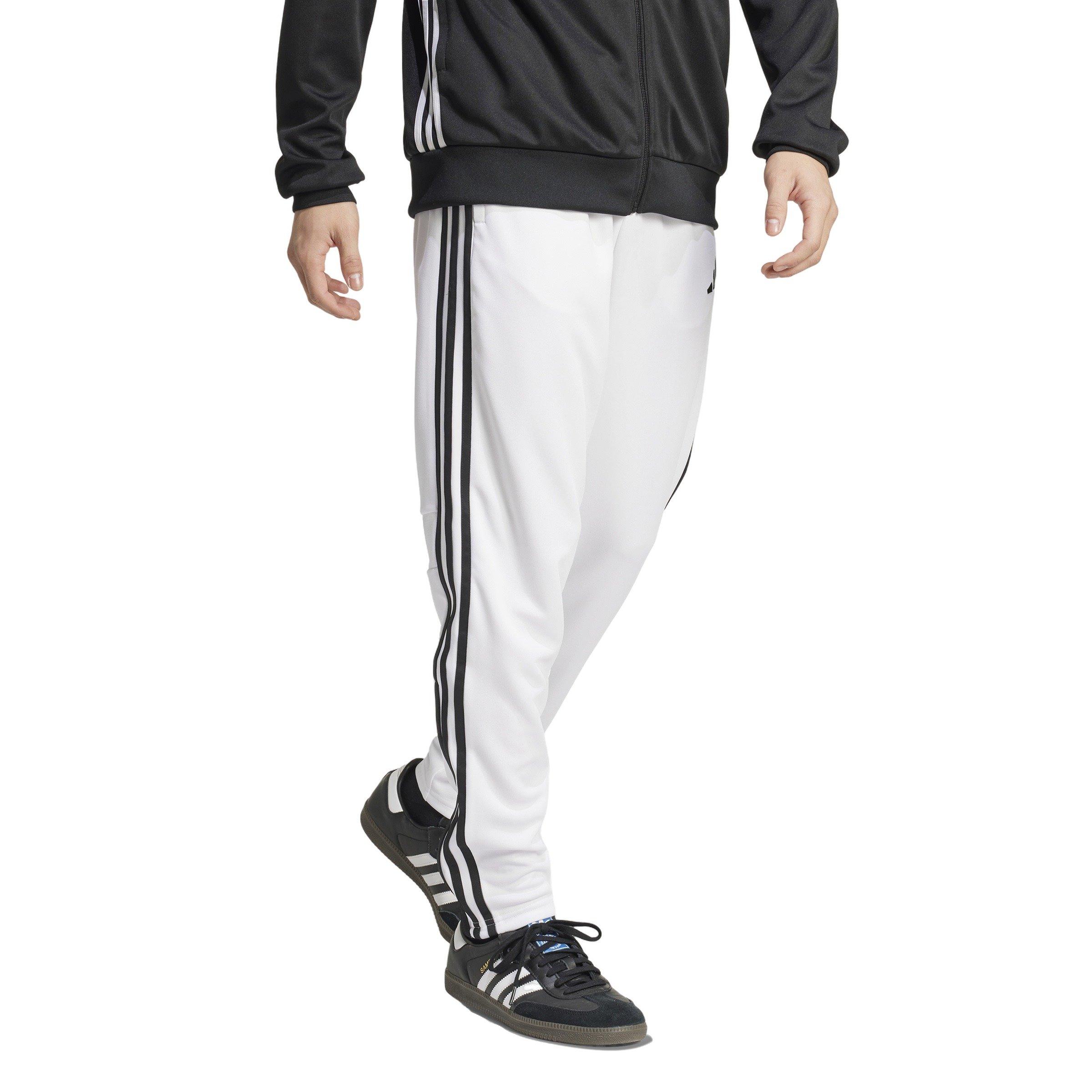 adidas Men's Tiro 25 Essentials Training Tracksuit Bottoms -White/Black - WHITE/BLACK Thumbnail View 5