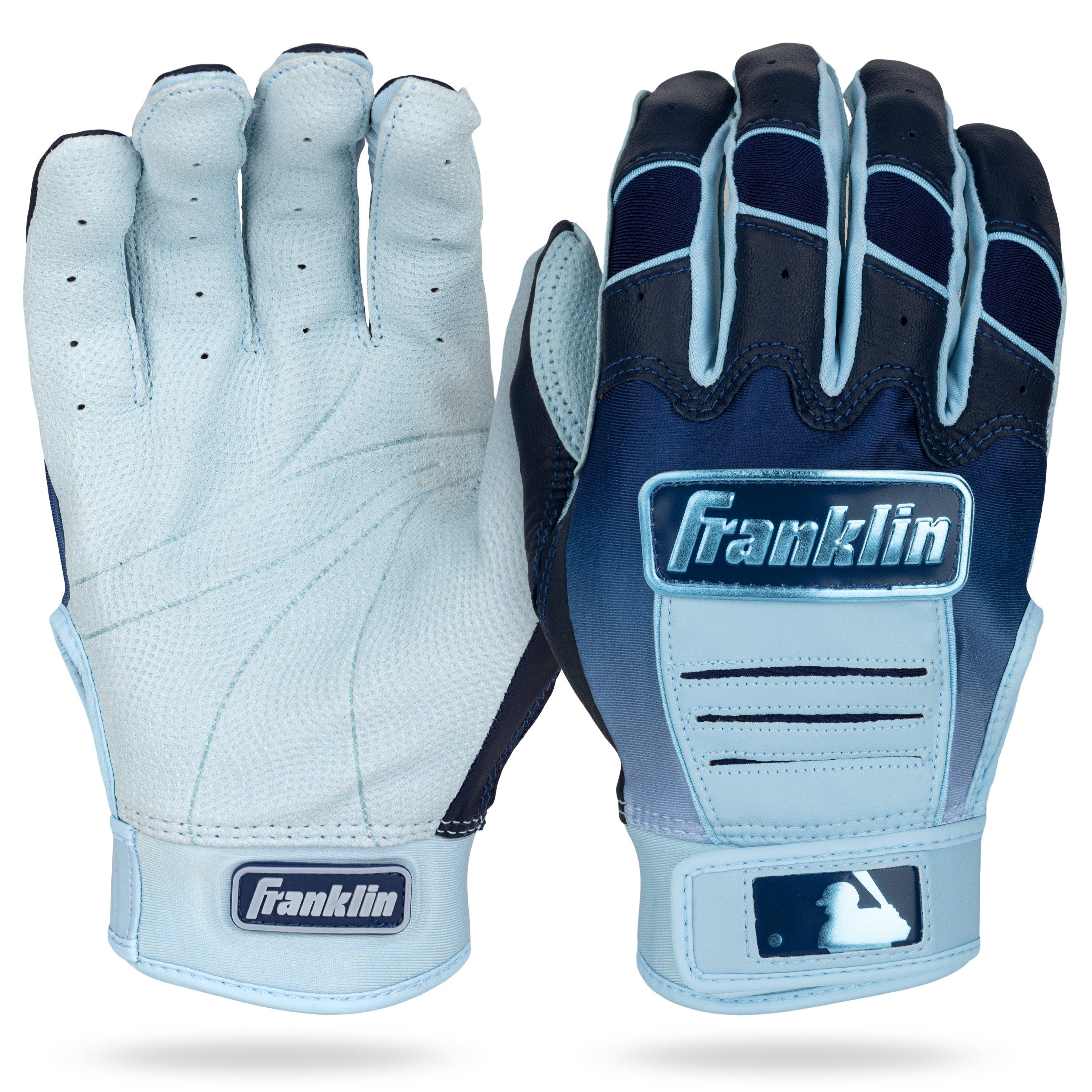 Franklin Sports Big Kids' MLB CFX Pro Fusion Batting Gloves - Artic - ARTIC