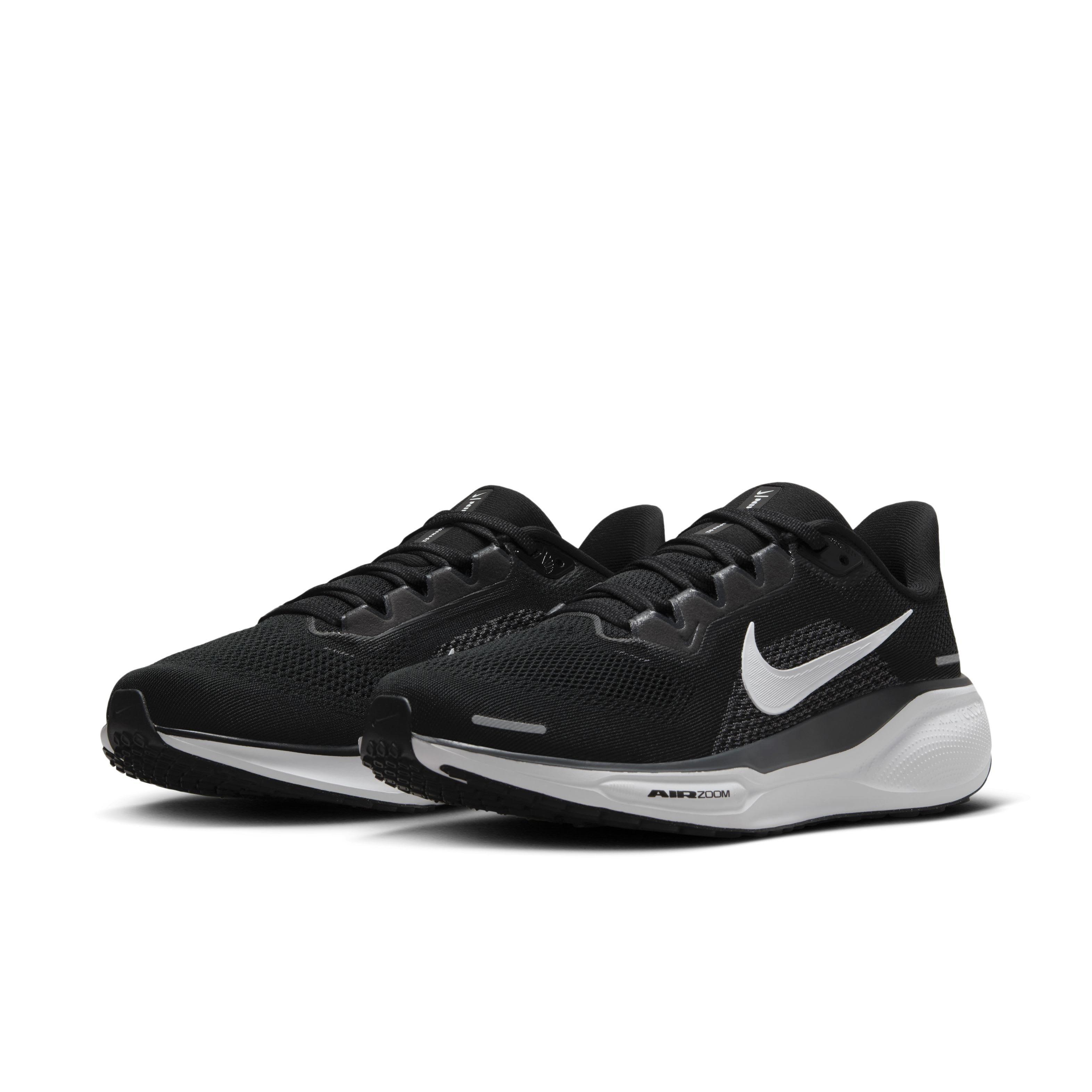 Nike Pegasus 41 "Black/Anthracite/White" Women's Wide Running Shoe - BLACK/ANTHRACITE/WHITE Thumbnail View 3