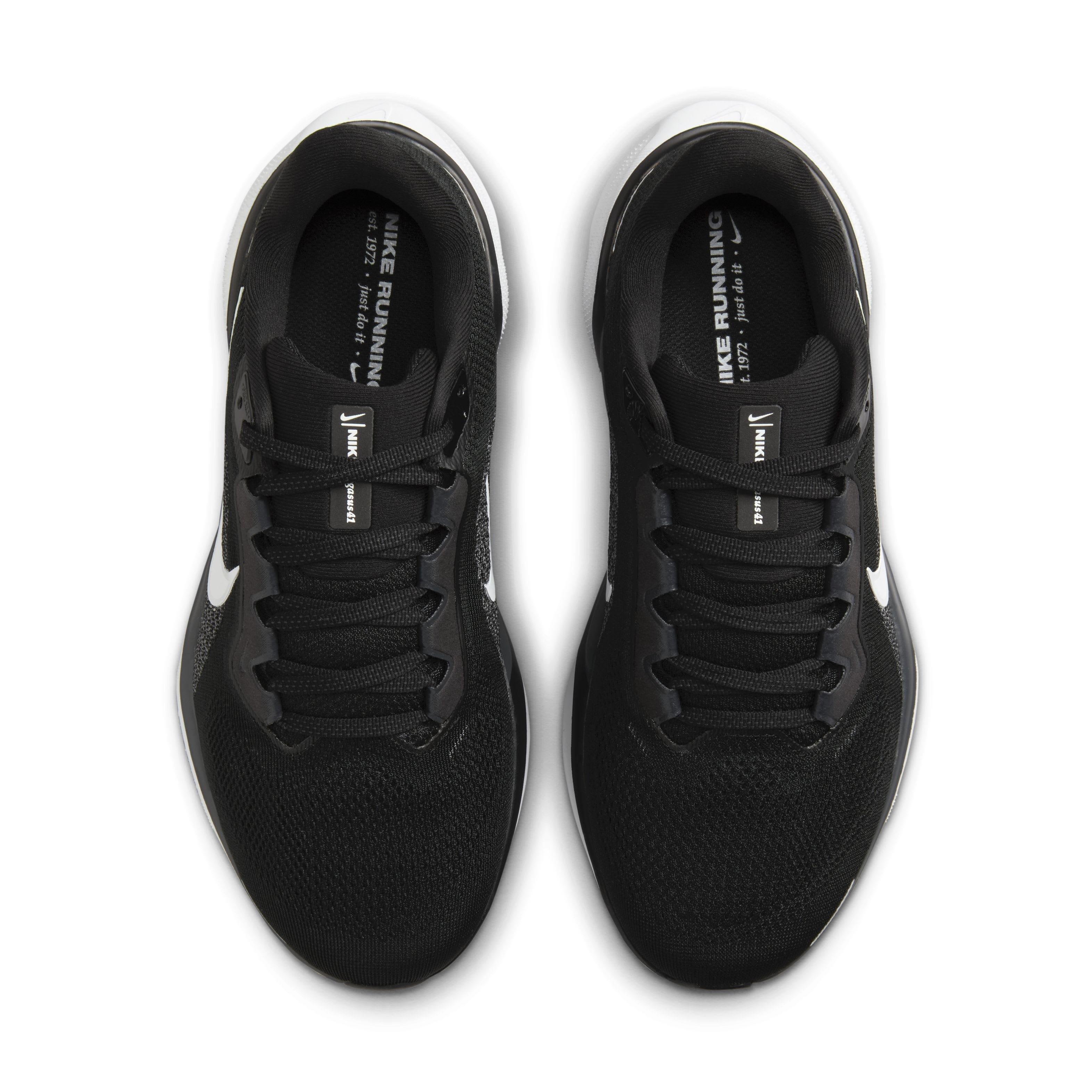 Nike Pegasus 41 "Black/Anthracite/White" Women's Wide Running Shoe - BLACK/ANTHRACITE/WHITE Thumbnail View 4