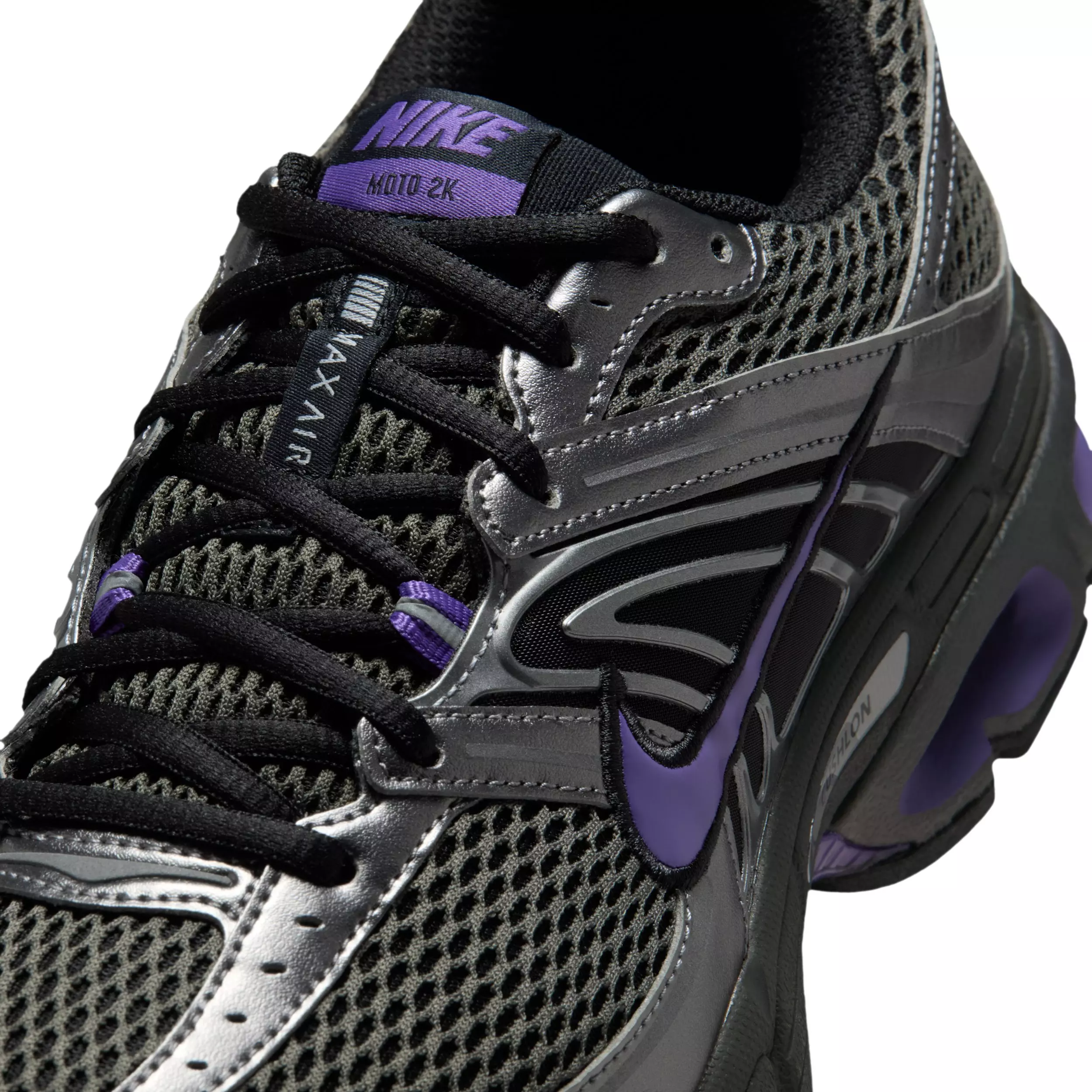 Nike Air Max Moto 2K "Anthracite/Black/Metallic Dark Grey/Wild Grape" Men's Shoe - ANTHRACITE/BLACK/DK GREY/GRAPE