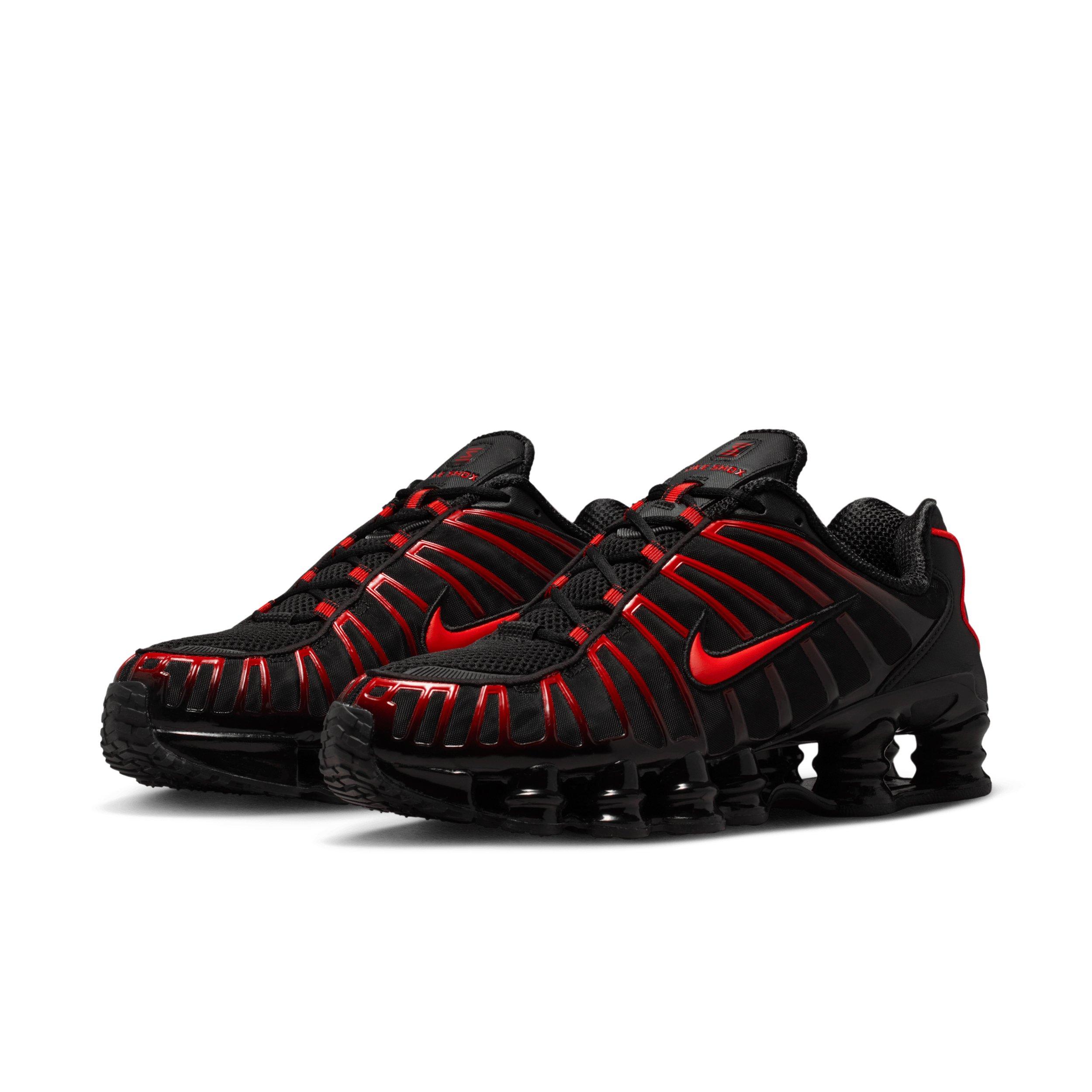 Nike Shox TL "Black/Black/Light Crimson" Men's Shoe - BLACK/BLACK/LT CRIMSON Thumbnail View 3