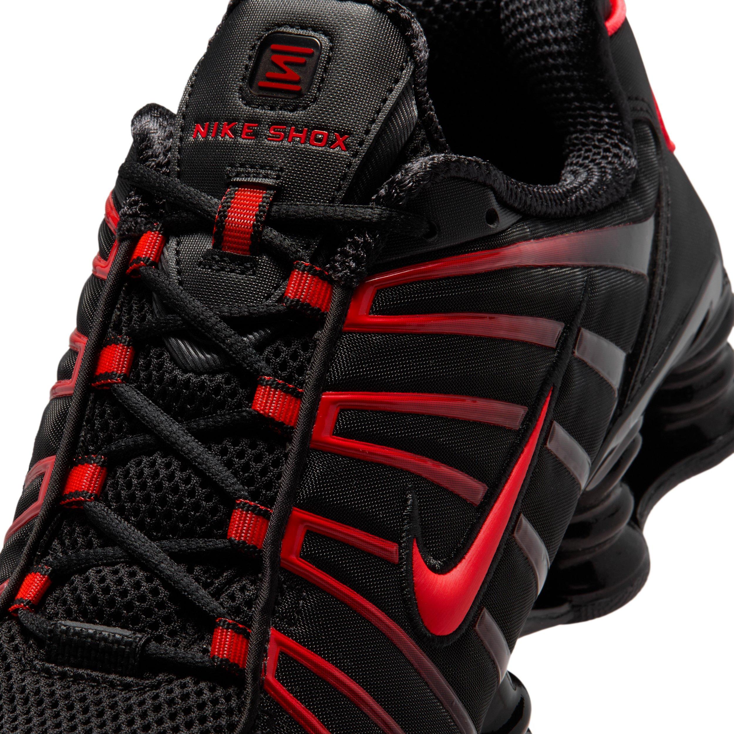 Nike Shox TL "Black/Black/Light Crimson" Men's Shoe - BLACK/BLACK/LT CRIMSON Thumbnail View 7