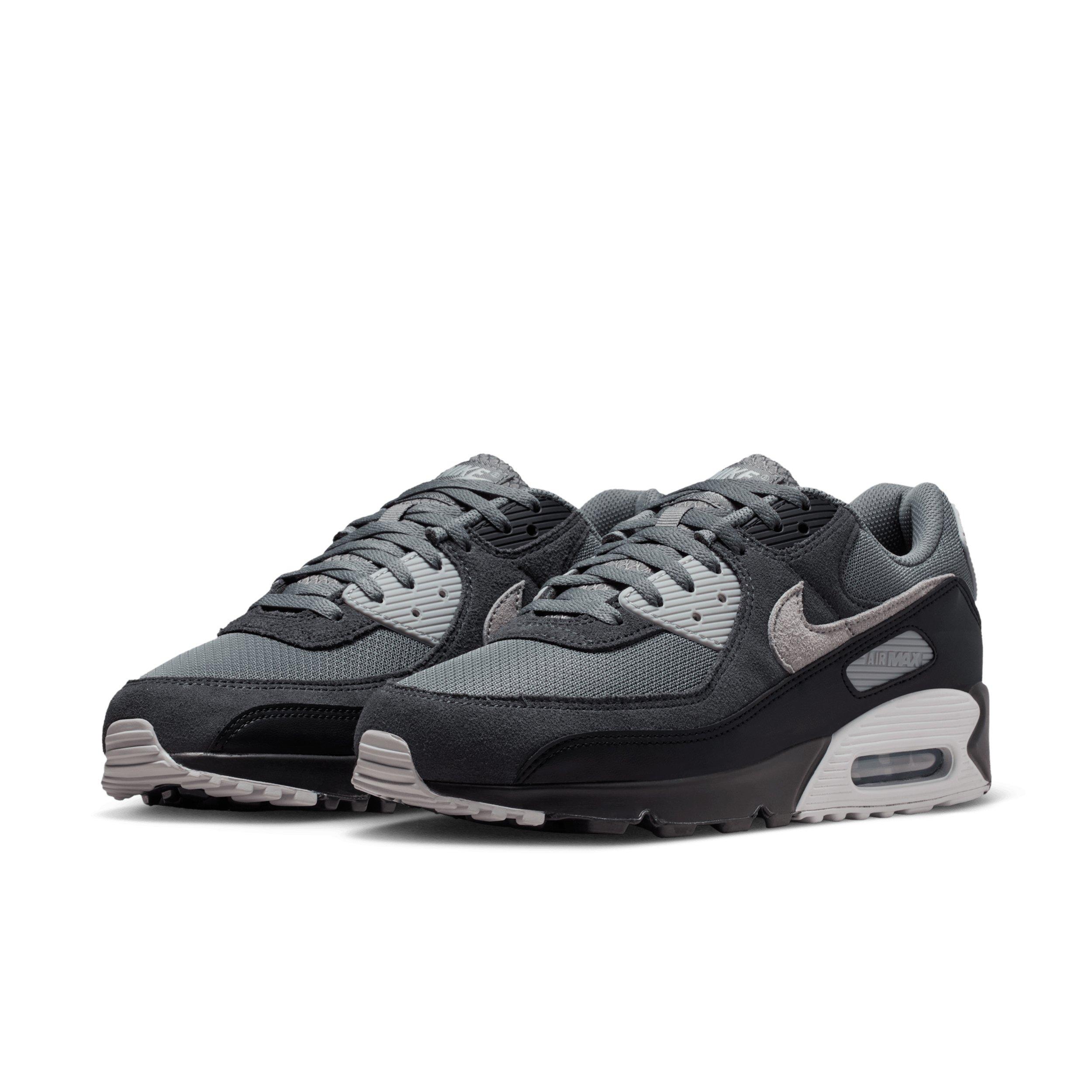 Nike Air Max 90 "Smoke Grey/Black/Dark Smoke Grey/Photon Dust" Men's Shoe - GREY/BLACK/DK GREY/DUST Thumbnail View 3