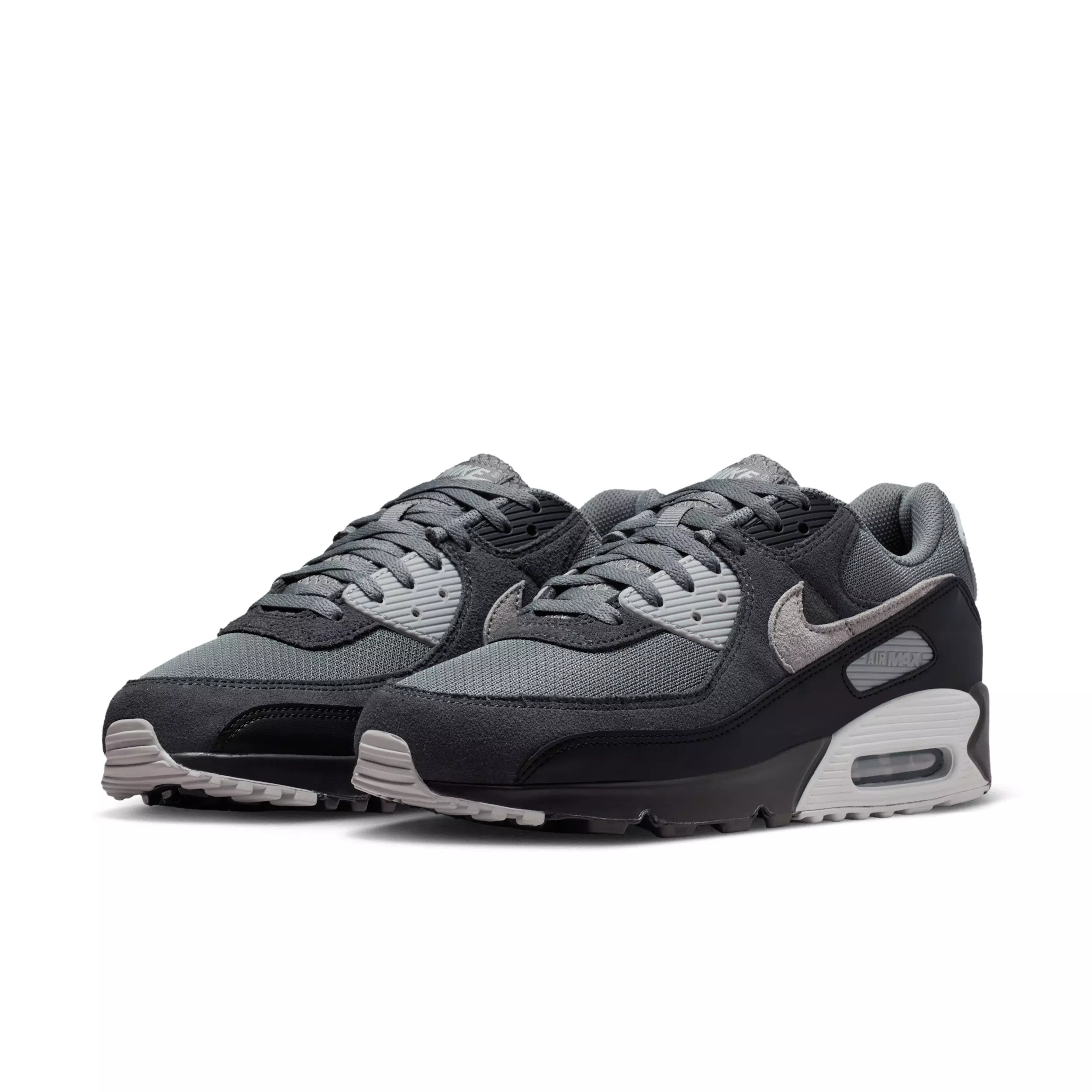 Nike Air Max 90 "Smoke Grey/Black/Dark Smoke Grey/Photon Dust" Men's Shoe - GREY/BLACK/DK GREY/DUST